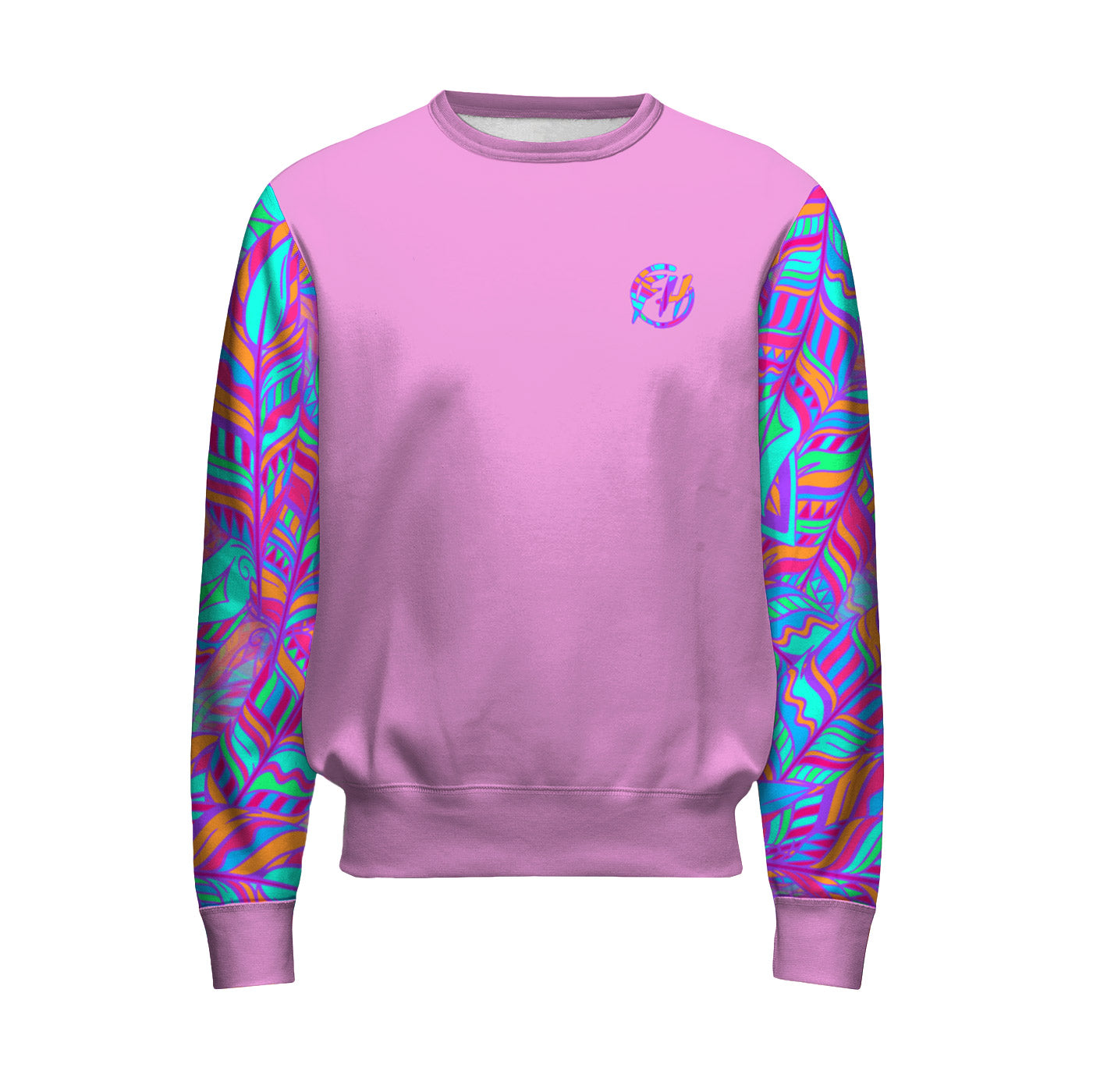 Neon Feathers Sweatshirt