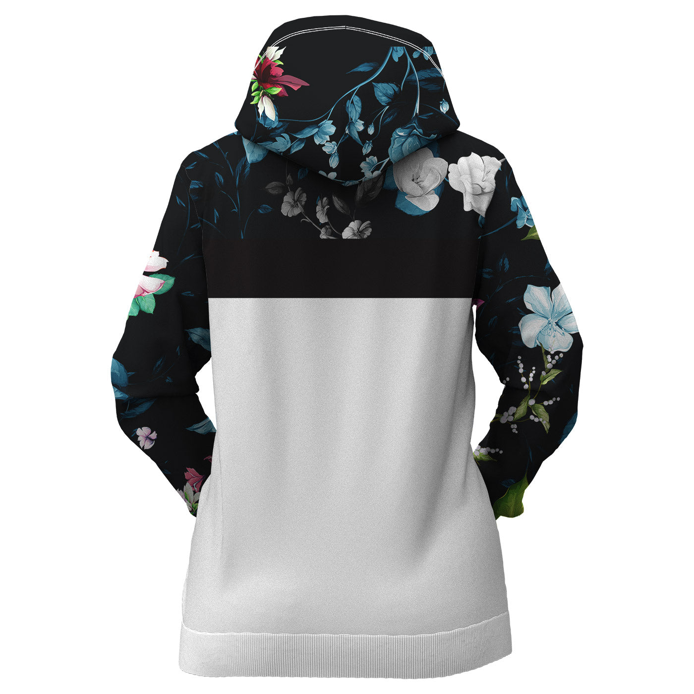 Dark Floral Women Hoodie