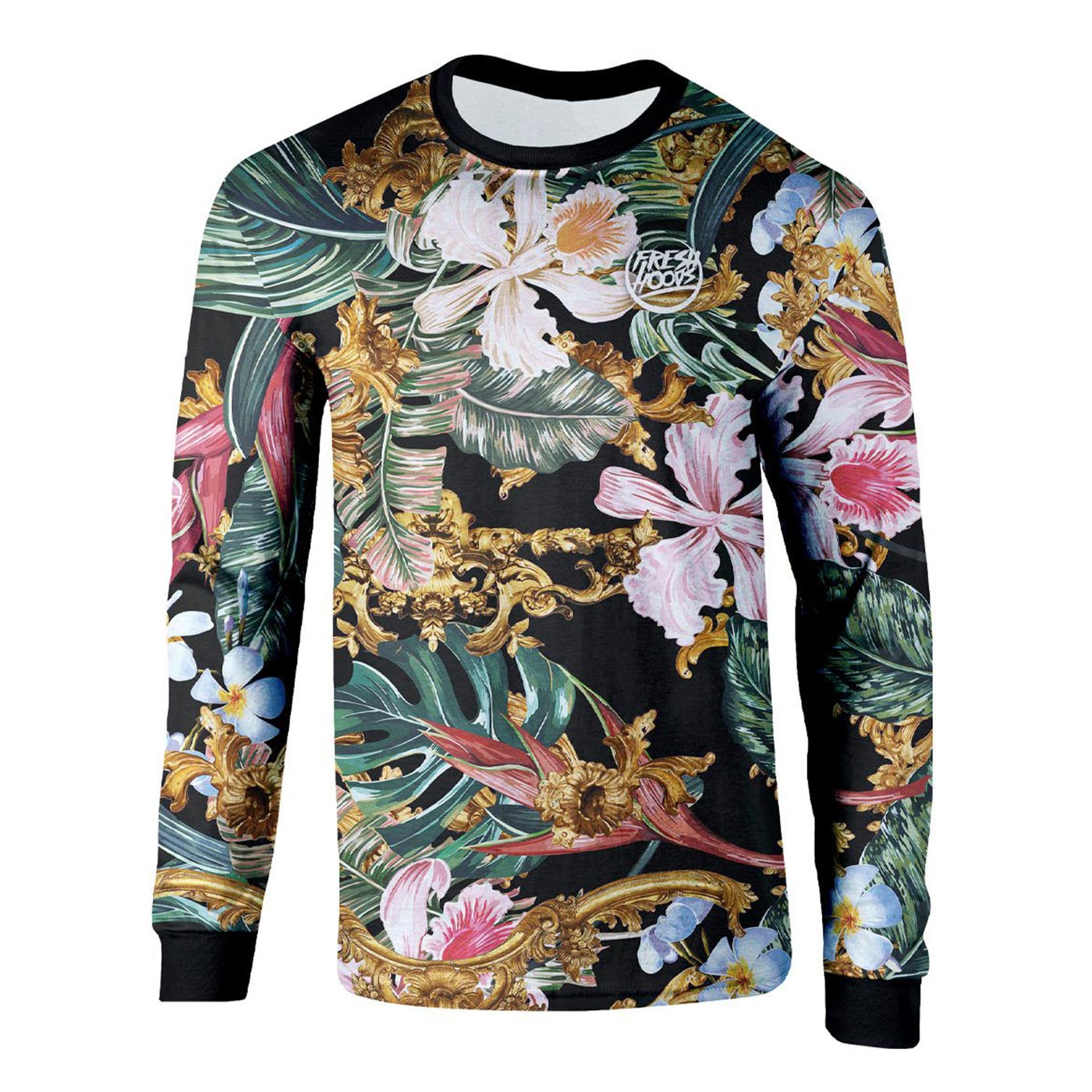 Tropical Baroque Long Sleeve Shirt