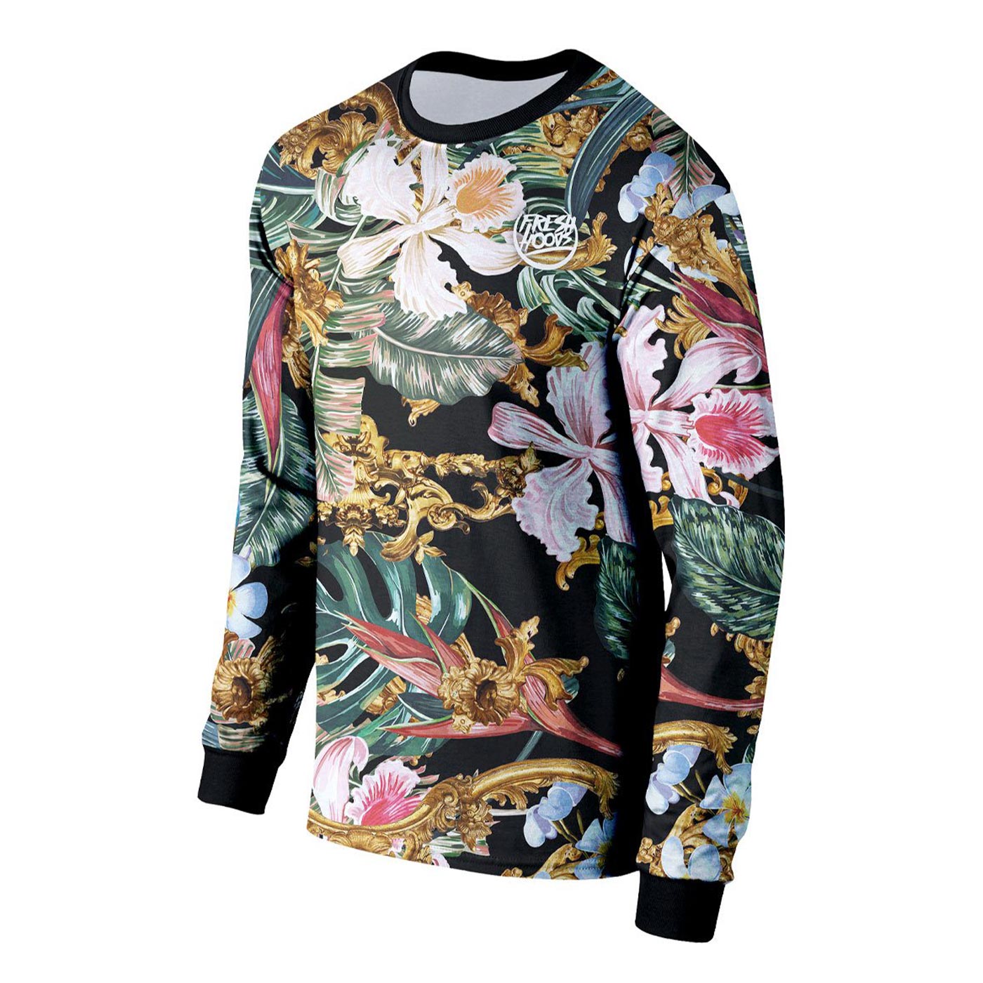 Tropical Baroque Long Sleeve Shirt