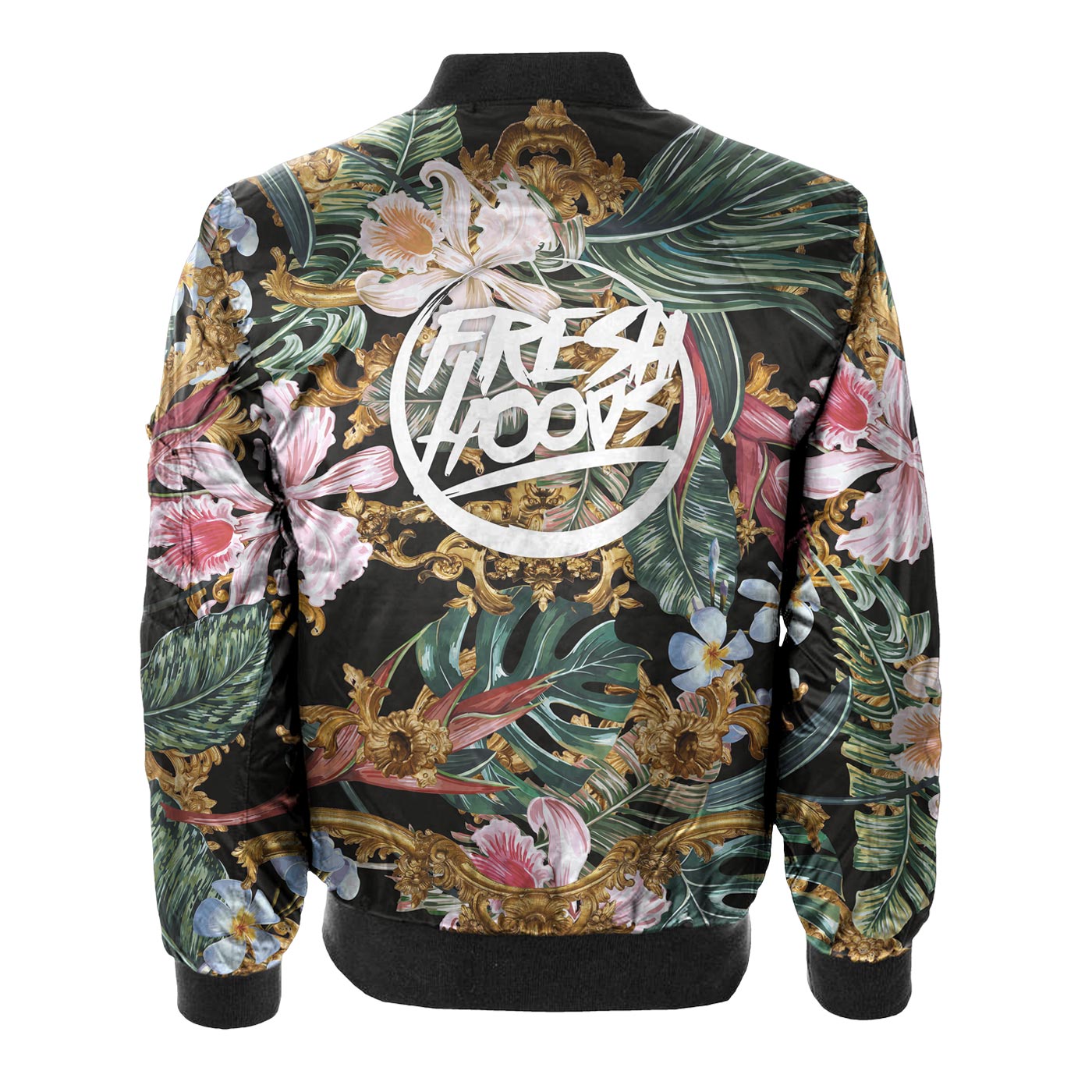 Tropical Baroque Bomber Jacket