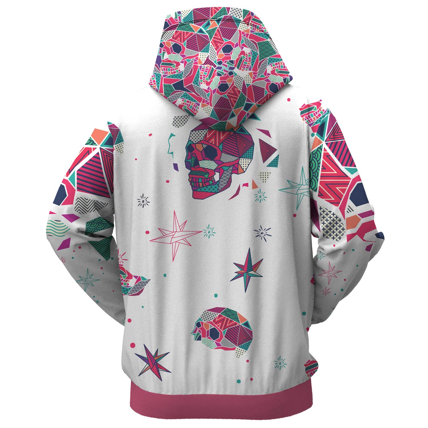 Half Amazing Zip Up Hoodie