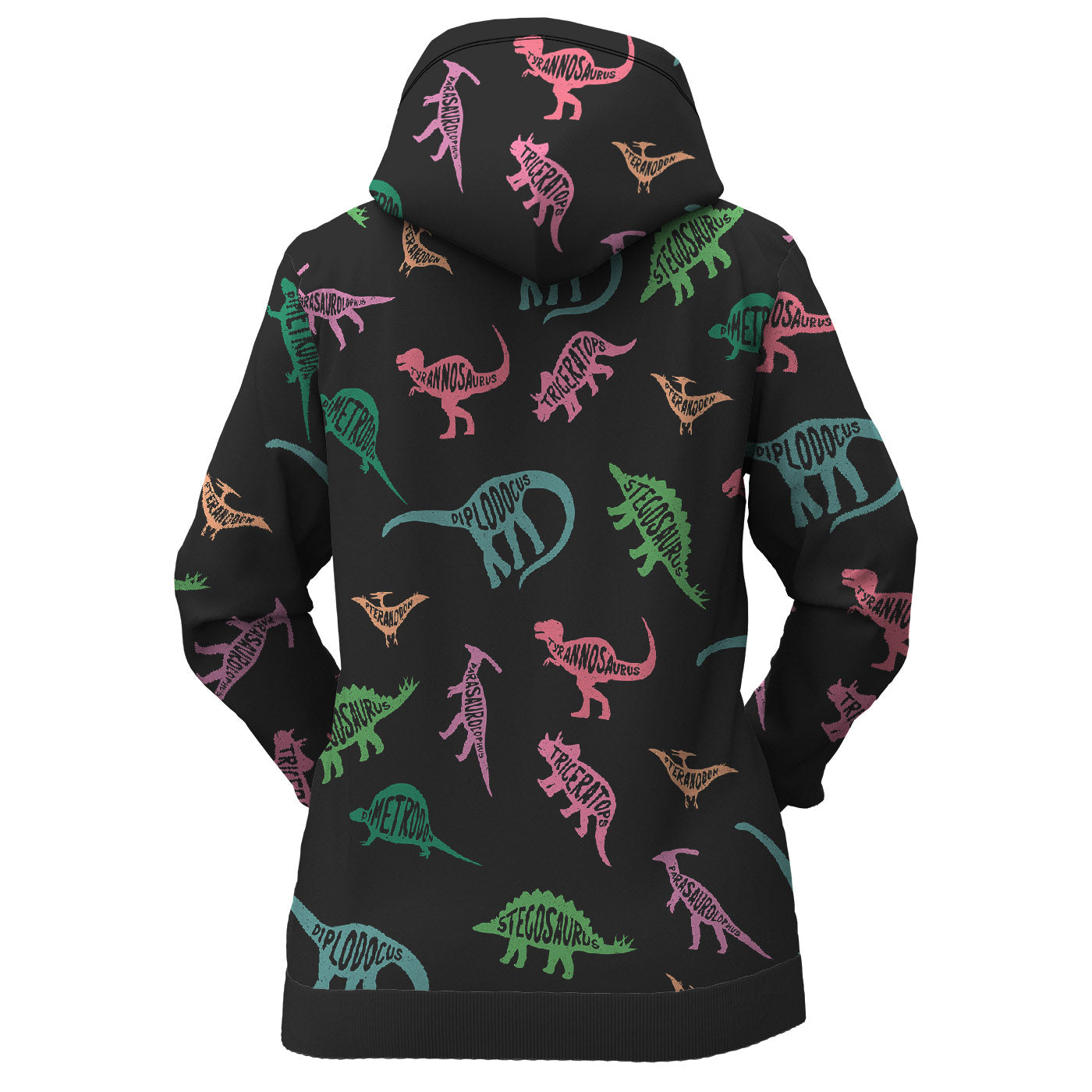 Dinosaurs Women Zip Up Hoodie