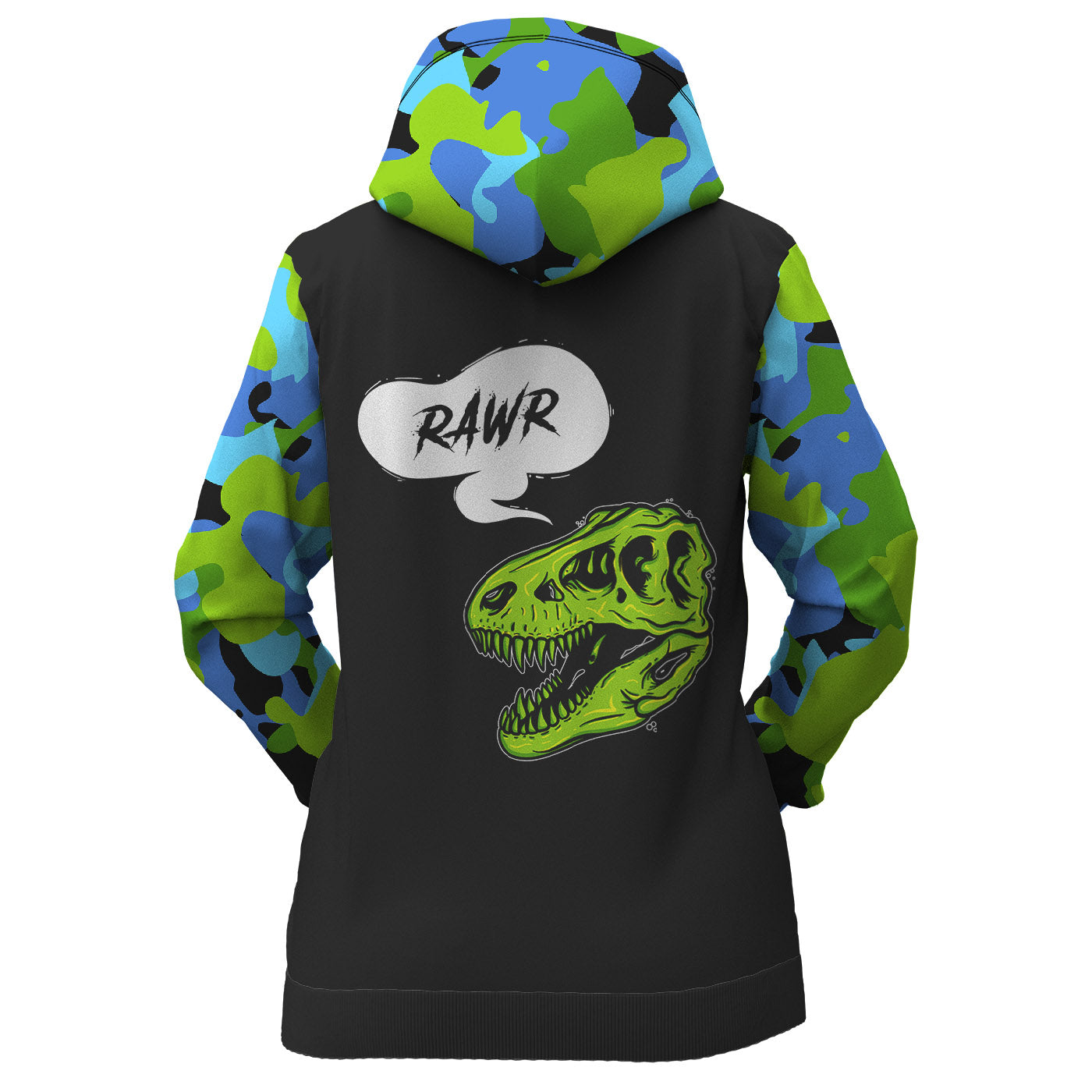 Rawr Women Zip Up Hoodie