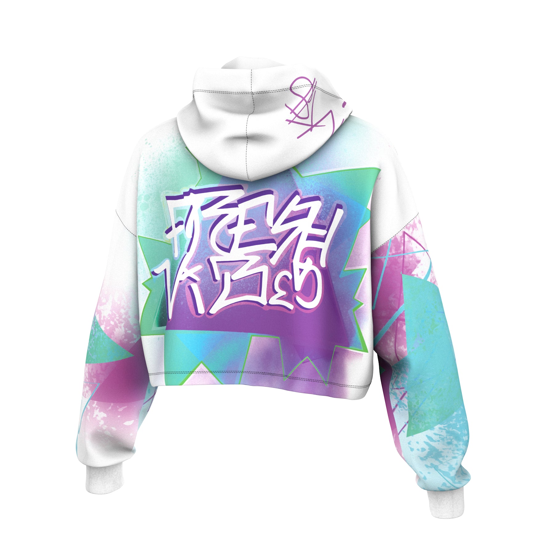 Fresh Minks Cropped Hoodie