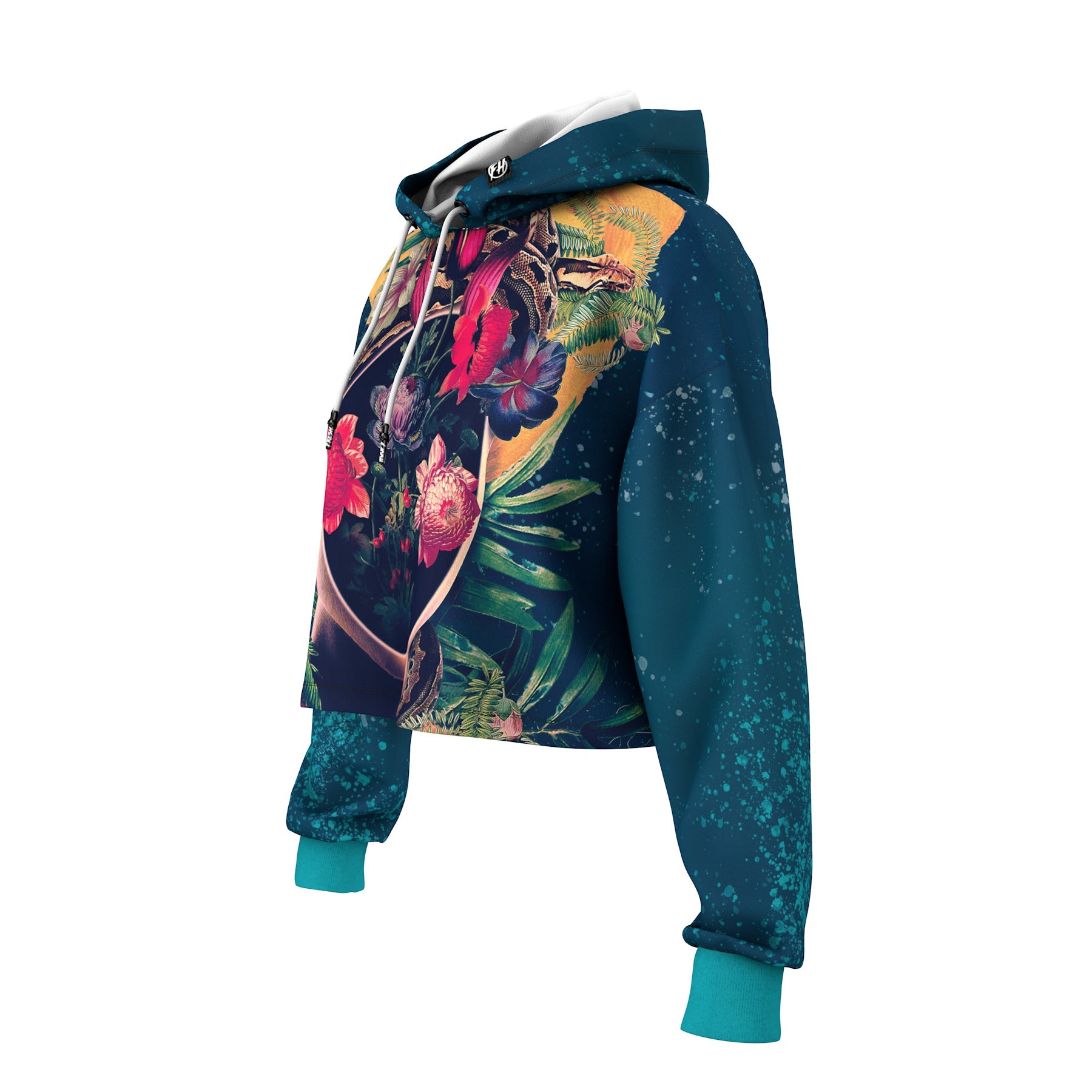 Oxygen Cropped Hoodie