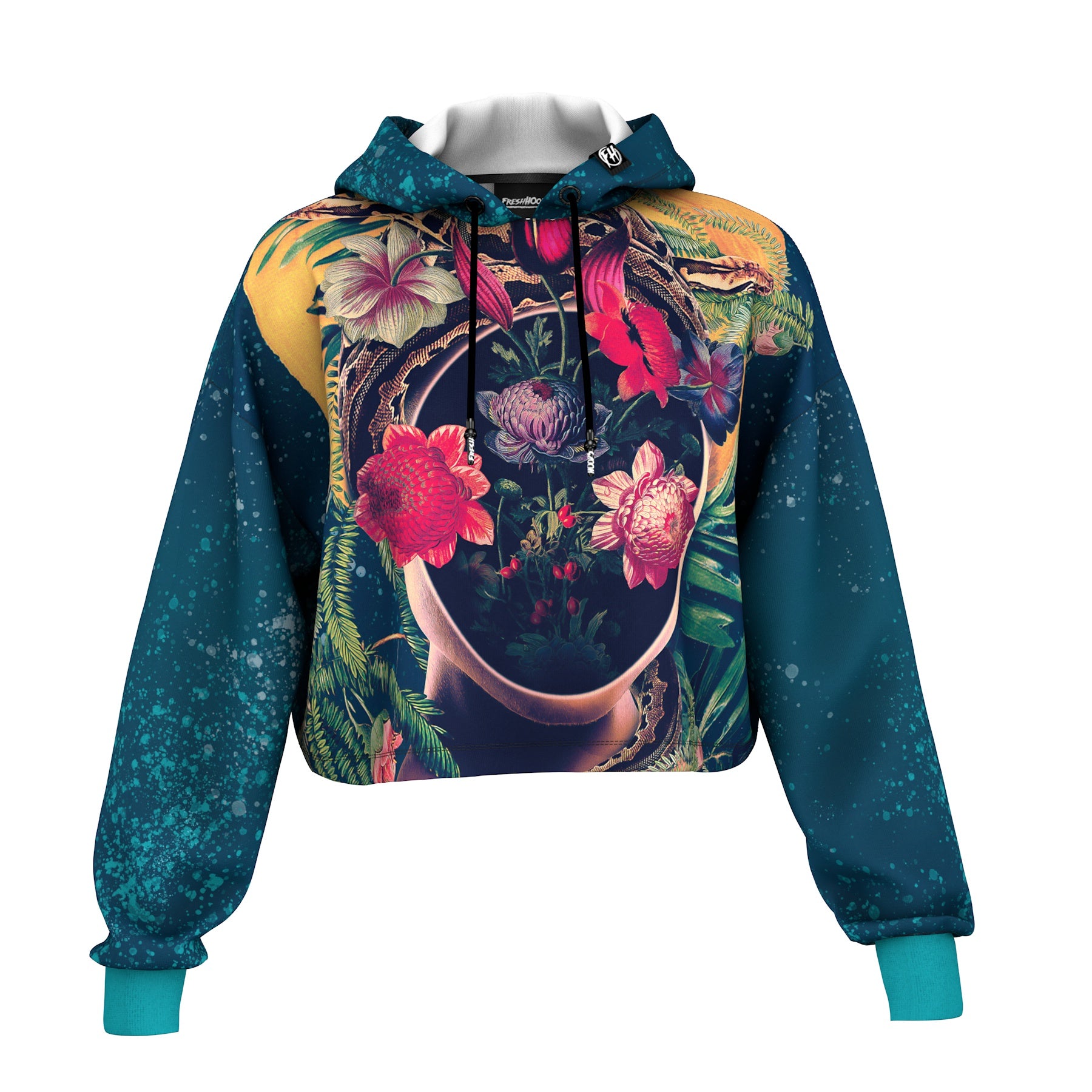 Oxygen Cropped Hoodie