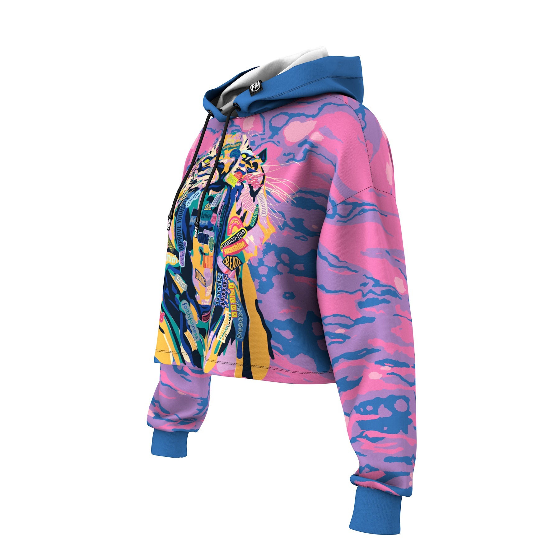 Holler Cropped Hoodie