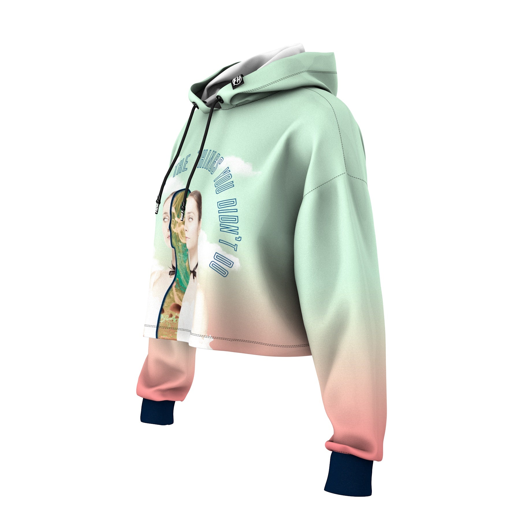 Regrets Cropped Hoodie