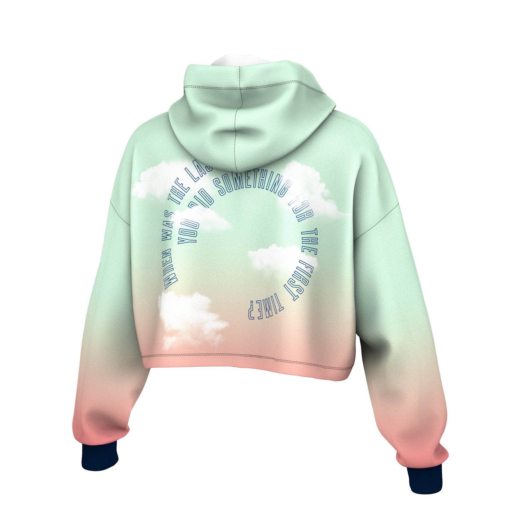 Regrets Cropped Hoodie