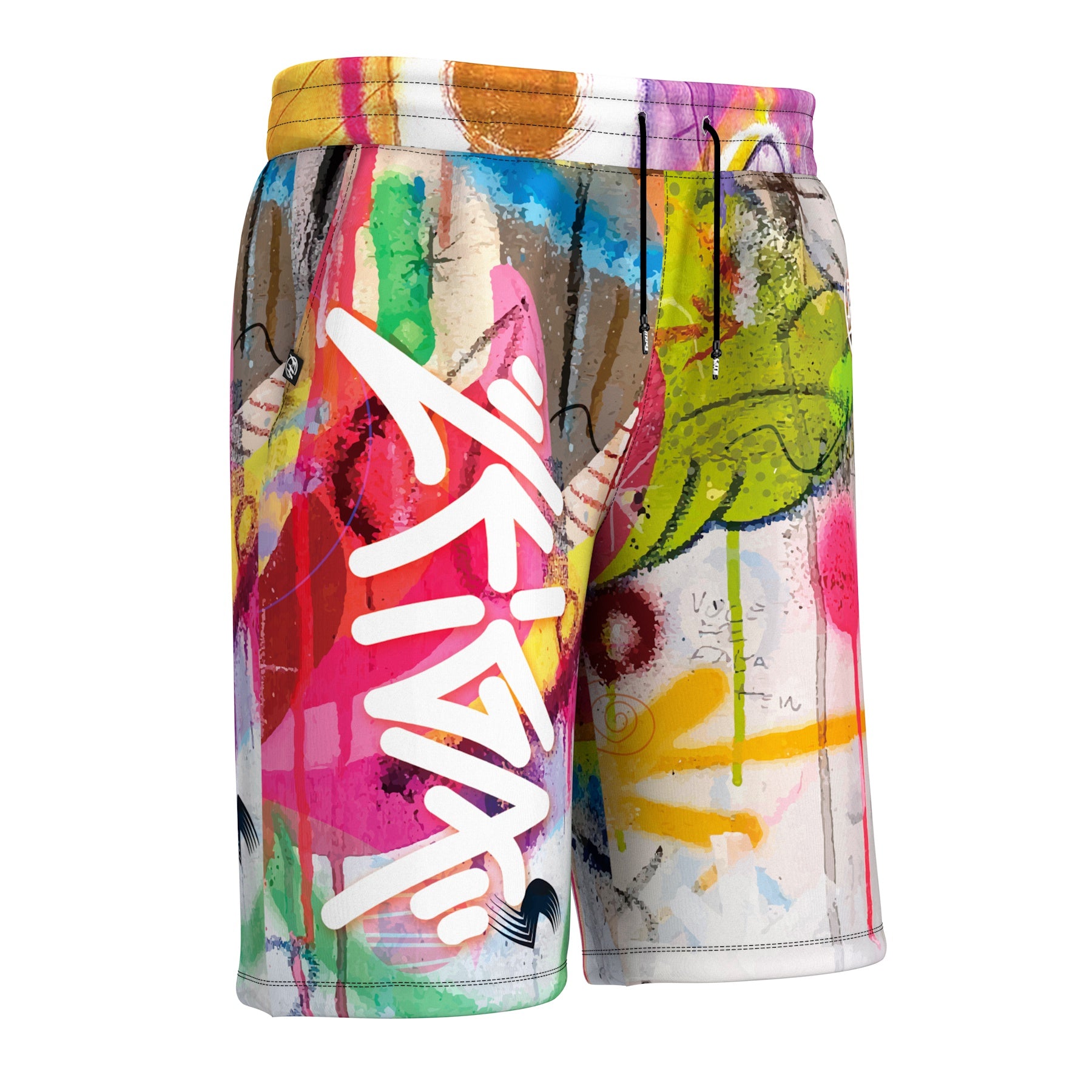 Abstract Paint Shorts