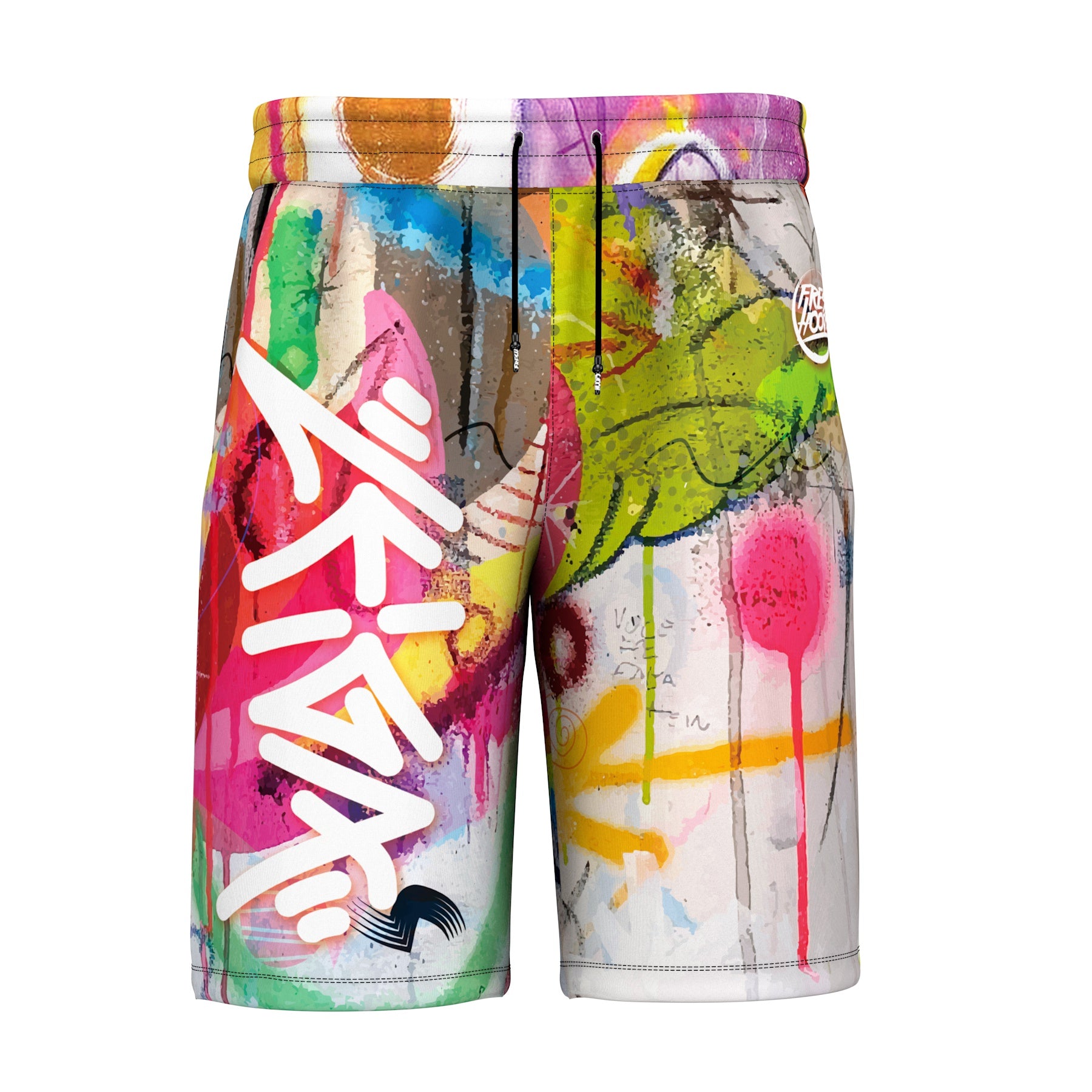 Abstract Paint Shorts