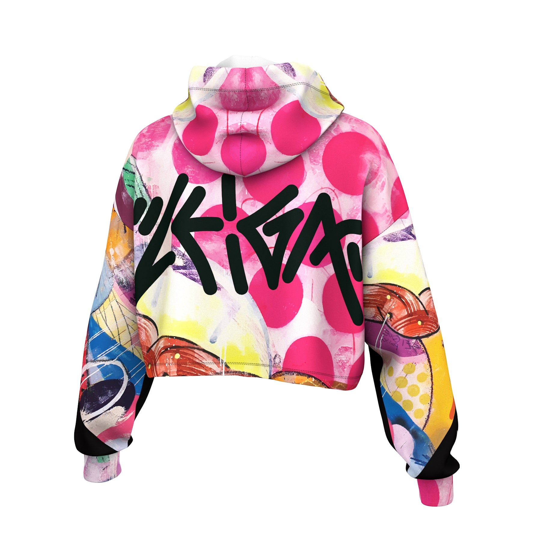 Salada De Frutas Cropped Hoodie