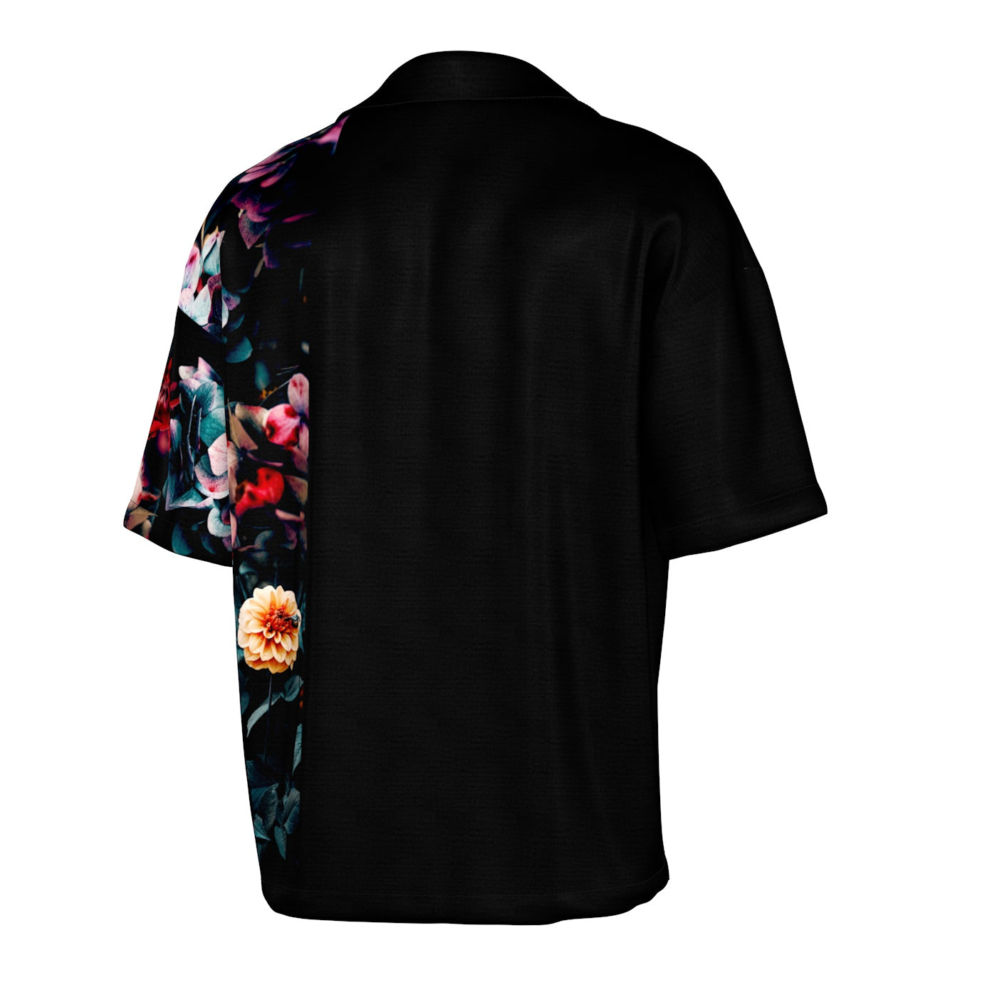 Vintage Flowers Oversized Button Shirt