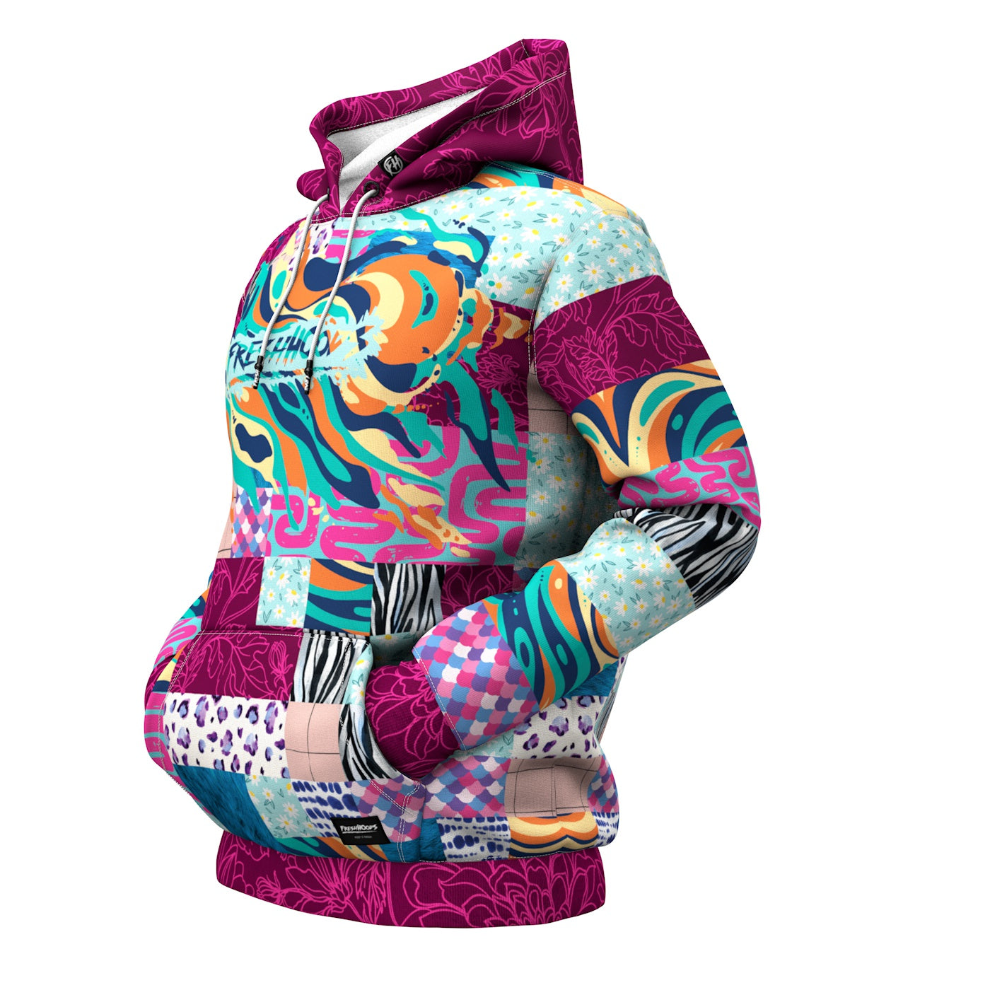 Off Magenta Hoodie
