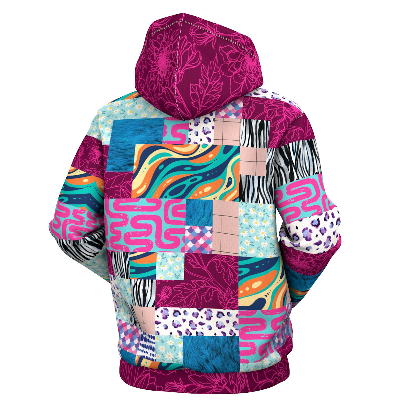 Off Magenta Hoodie