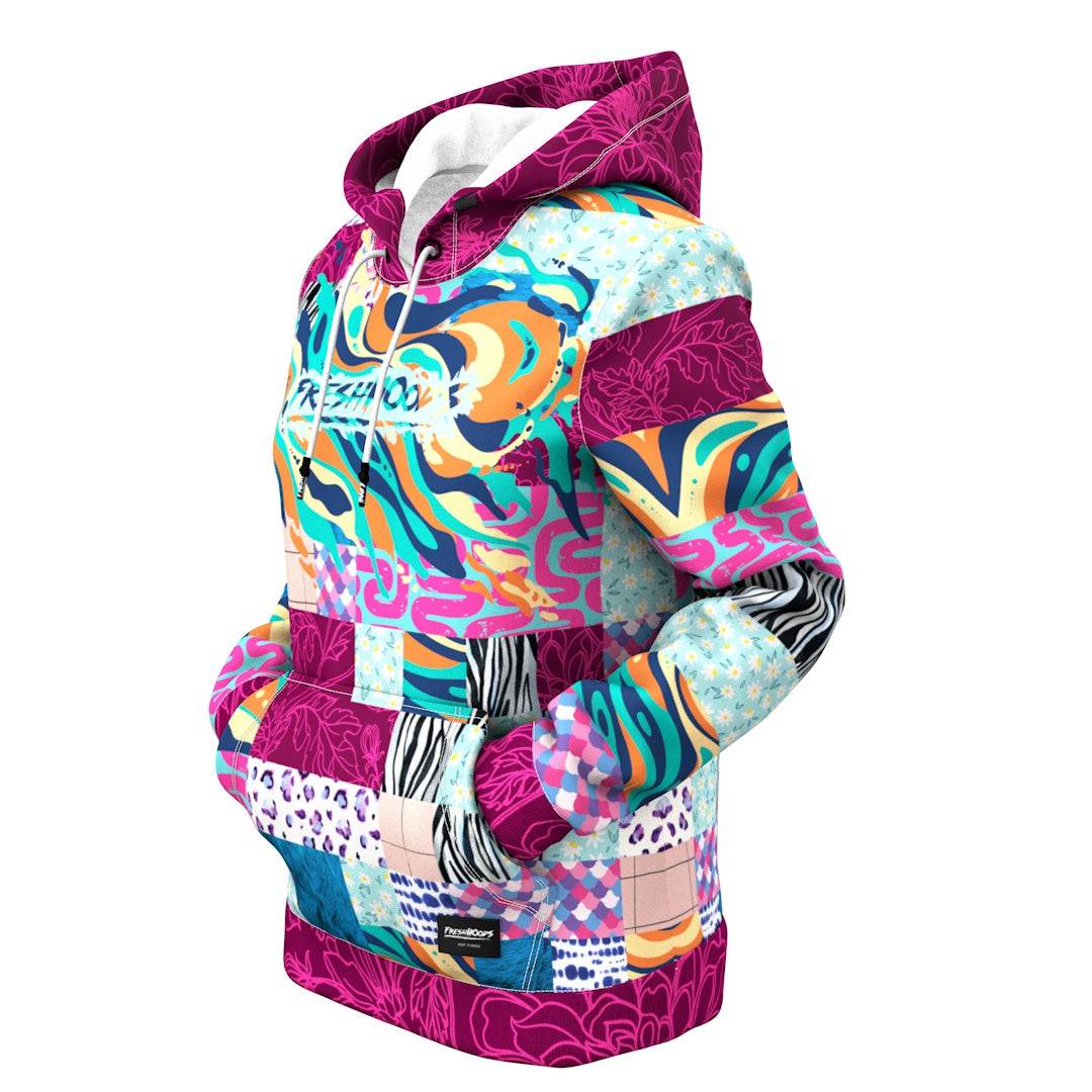 Off Magenta Women Hoodie