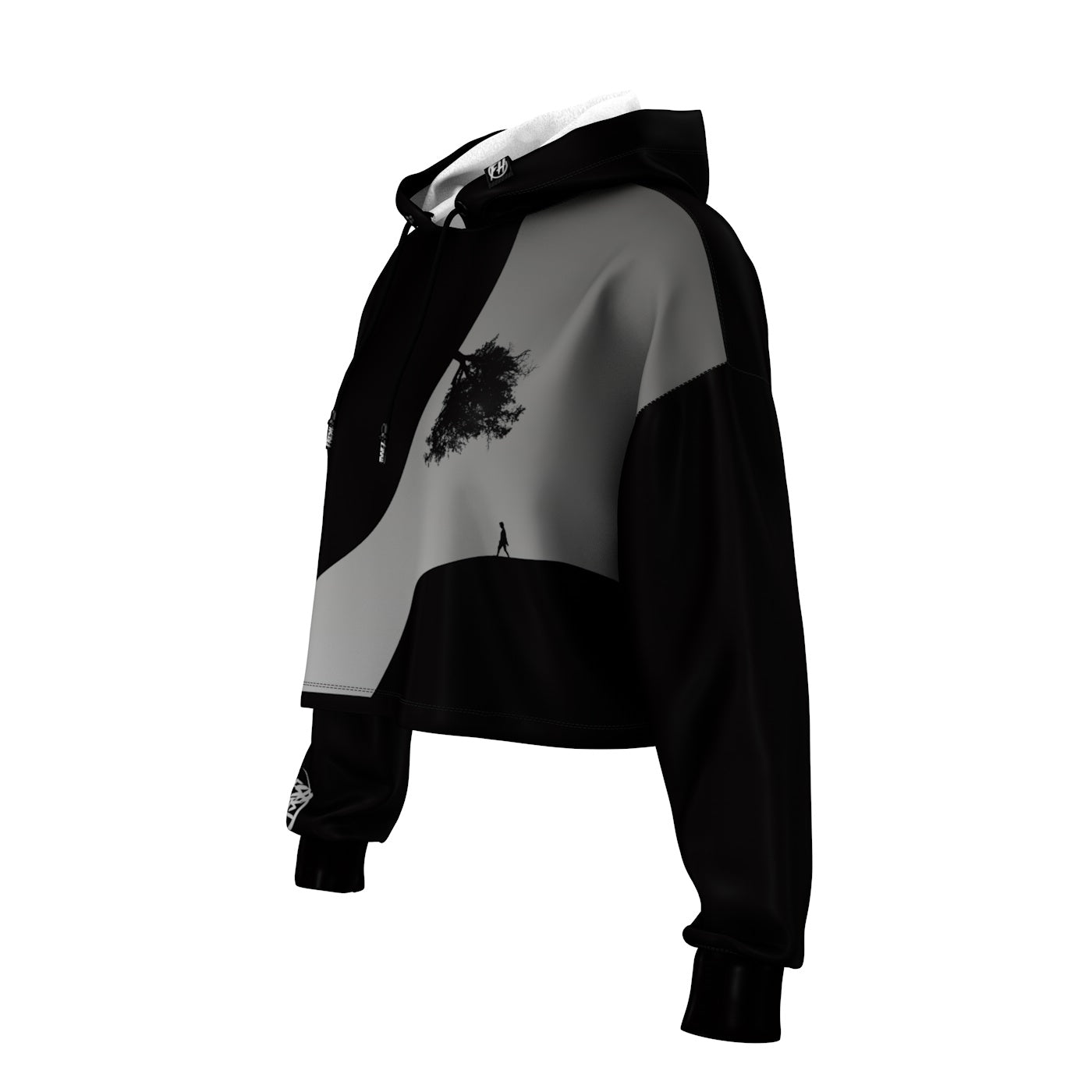 The Other Side Cropped Hoodie