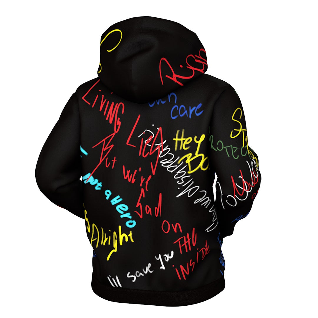 Sidenotes Zip Up Hoodie