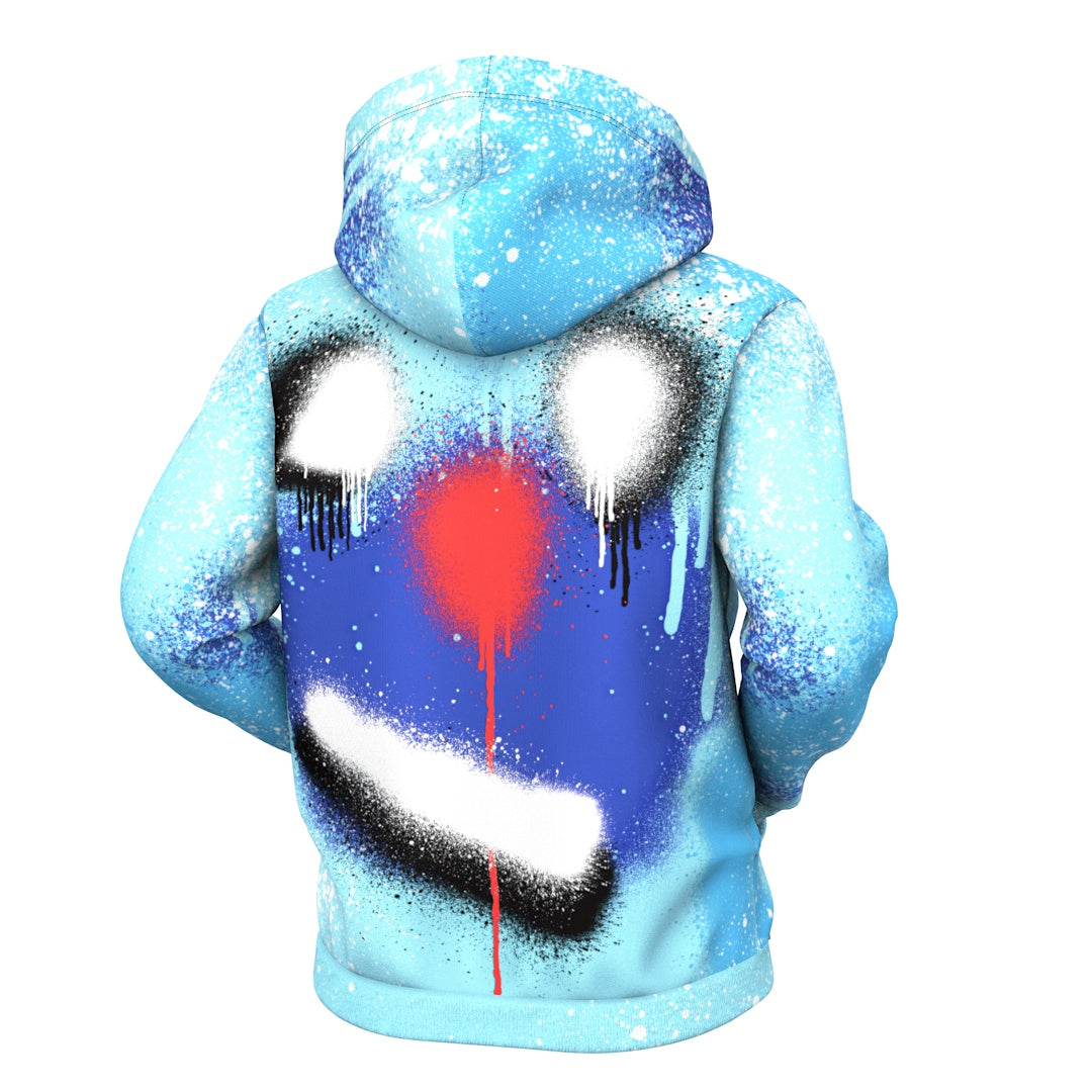 Smirking Zip Up Hoodie