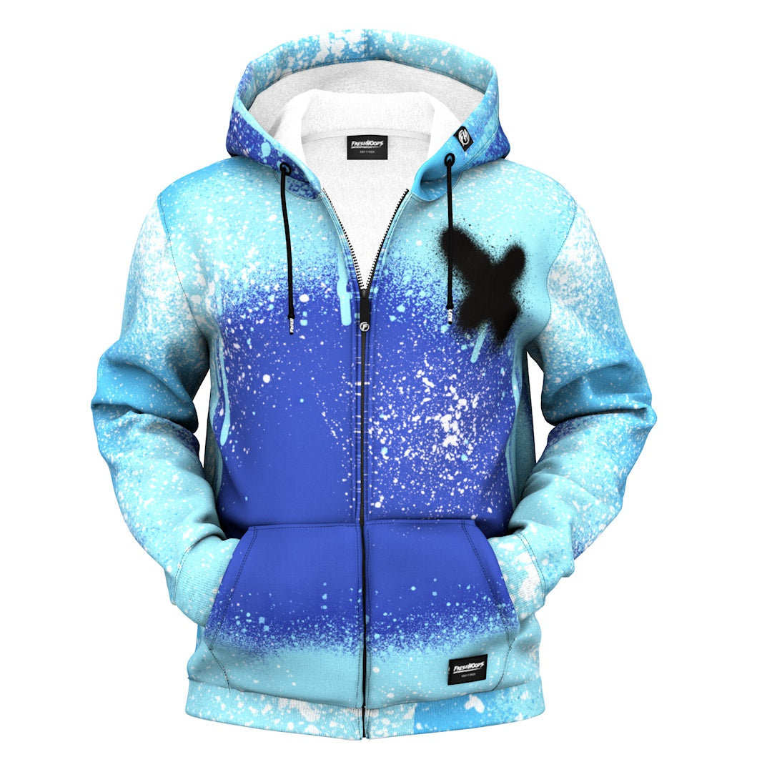 Smirking Zip Up Hoodie