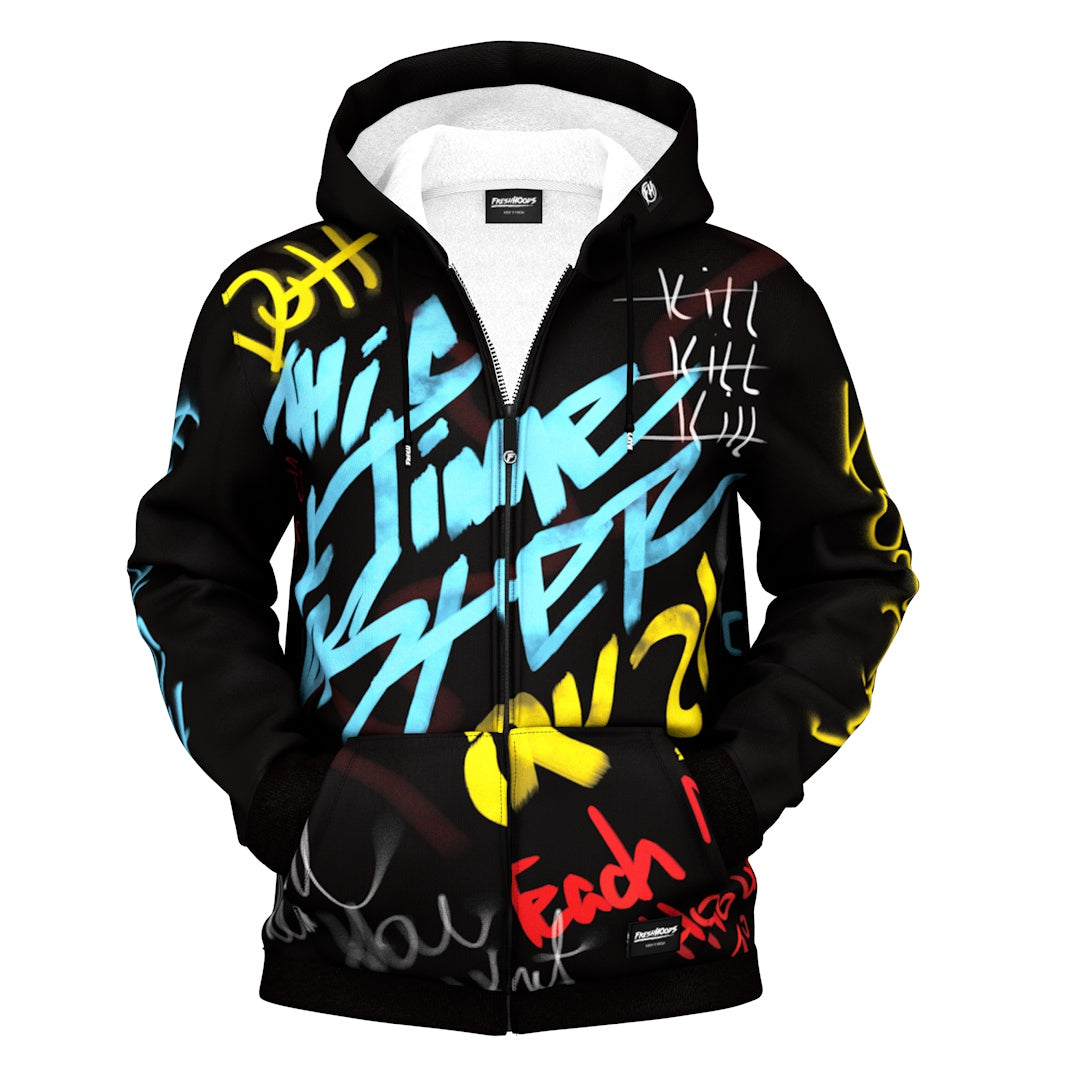 Mndy Scks Zip Up Hoodie