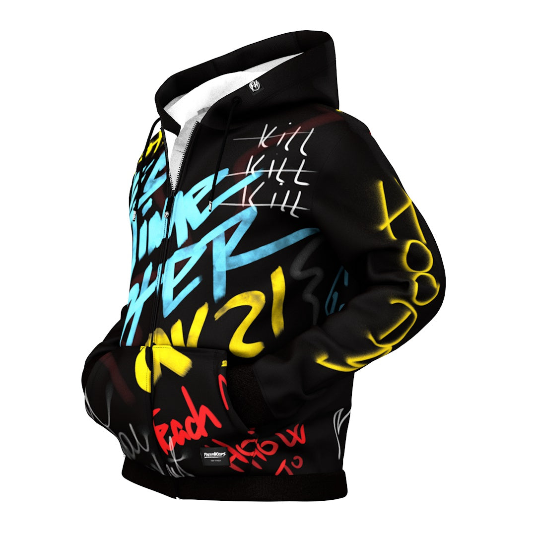 Mndy Scks Zip Up Hoodie