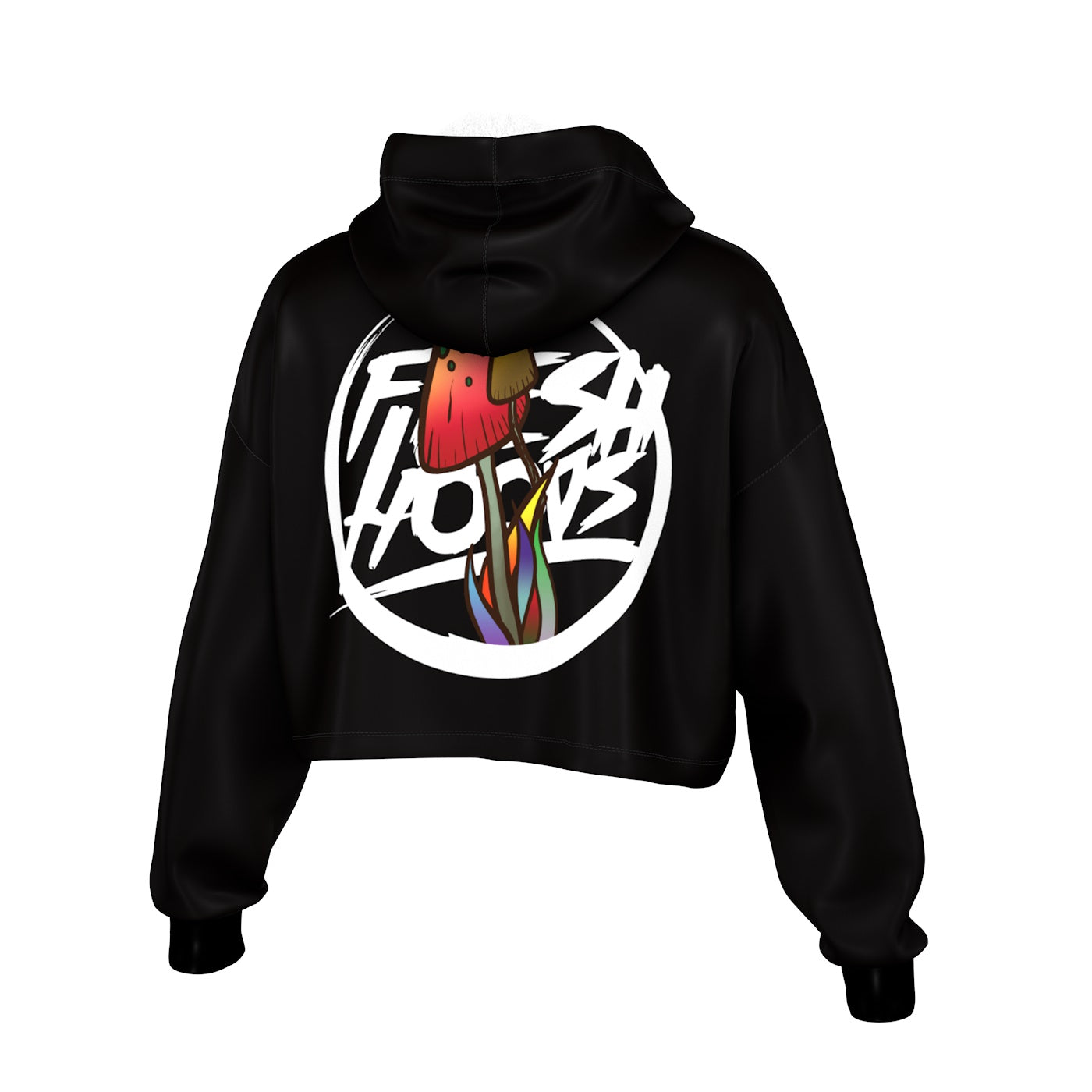 Fresh Trip Cropped Hoodie
