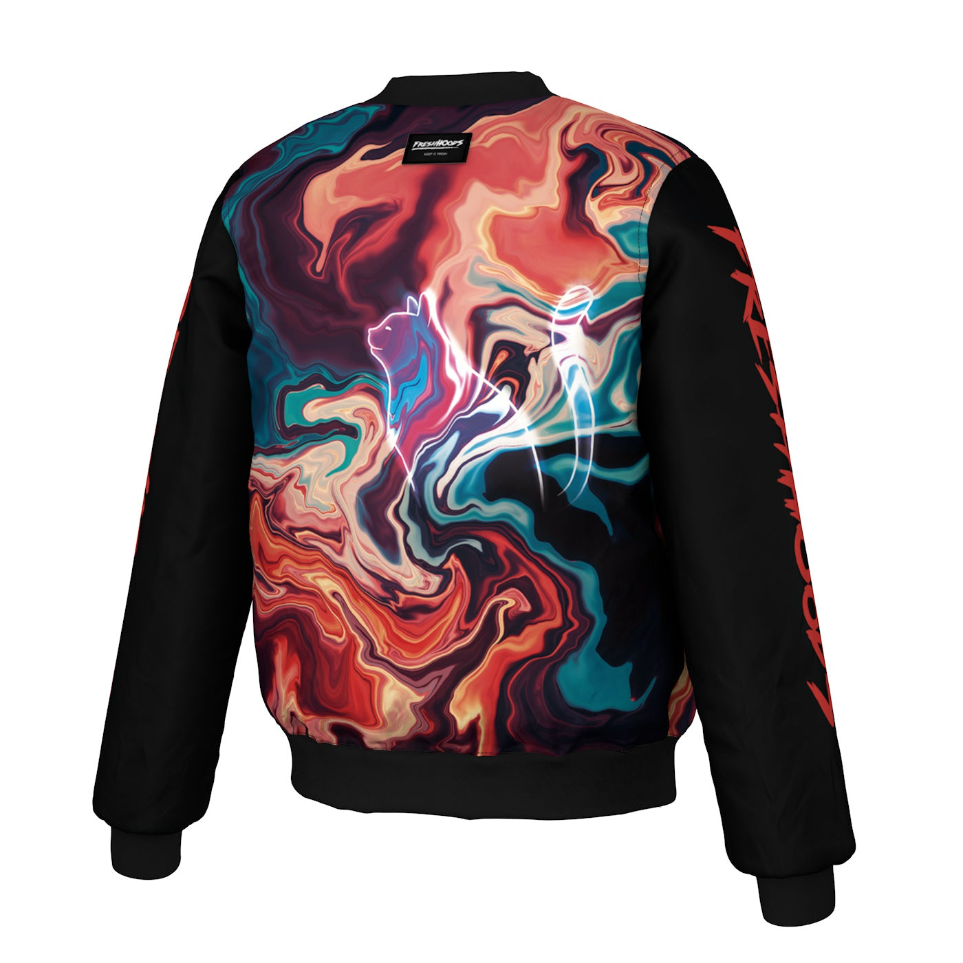 Nebula Cat Bomber Jacket