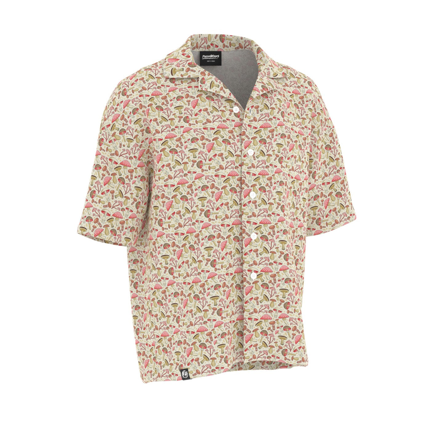 Mushroom Oversized Button Shirt