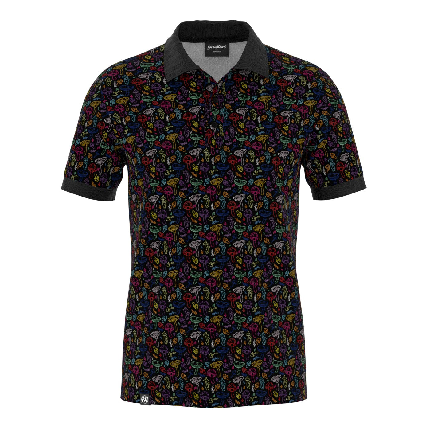 Color Mushrooms Polo Shirt