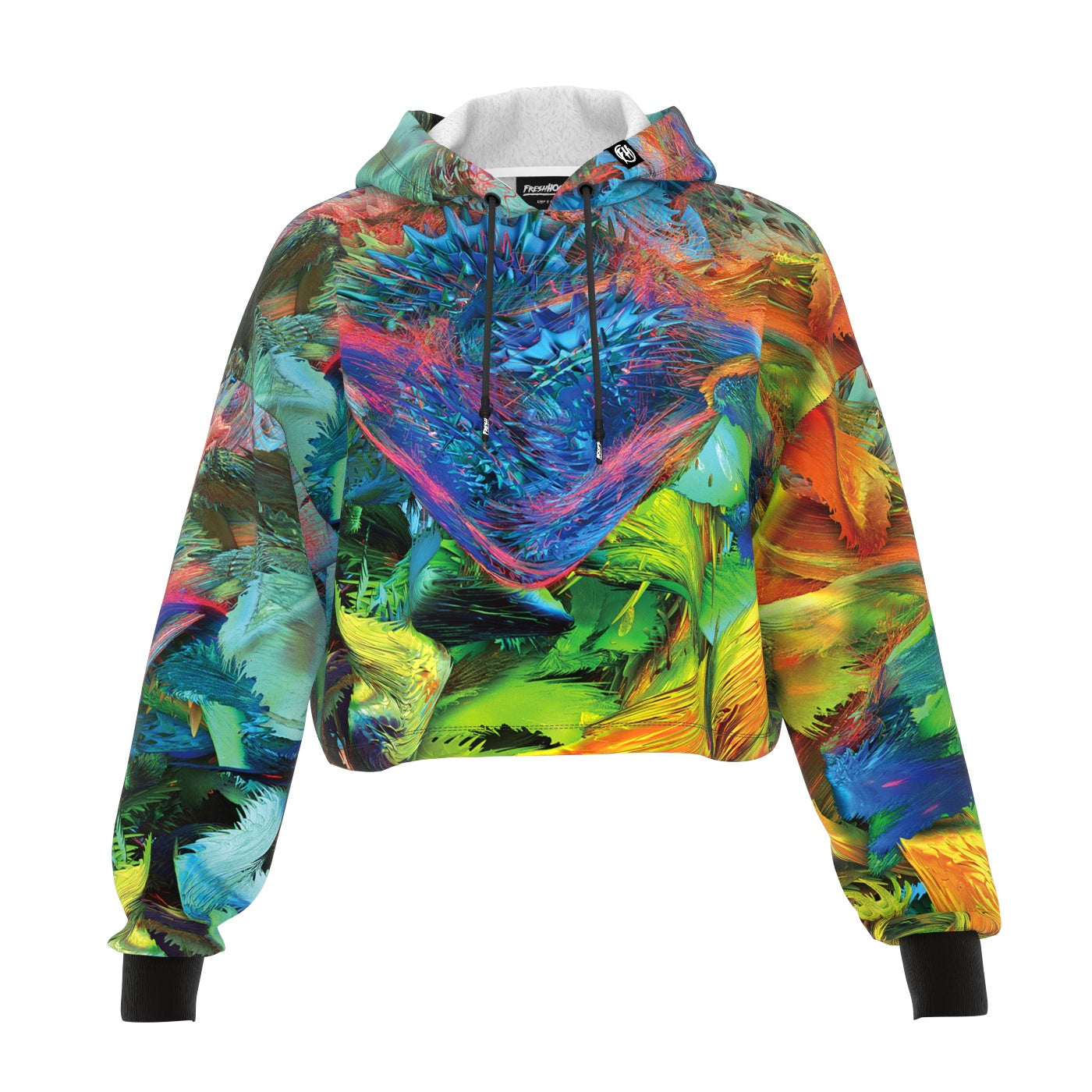 Amazonian Cropped Hoodie