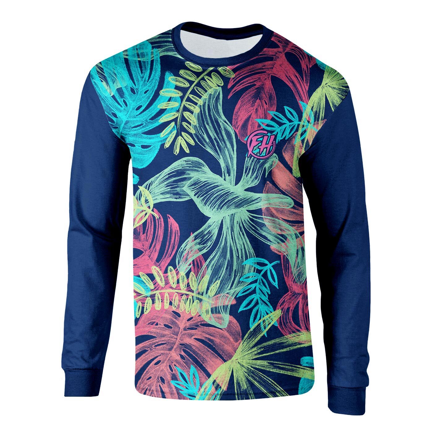 Colorful Leaves Long Sleeve Shirt