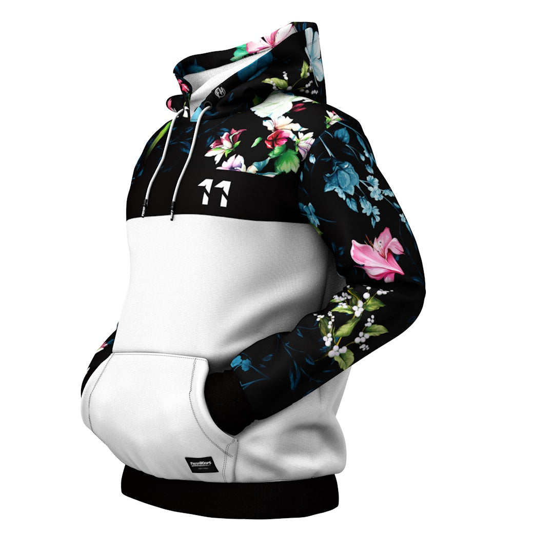 Dark Floral Hoodie