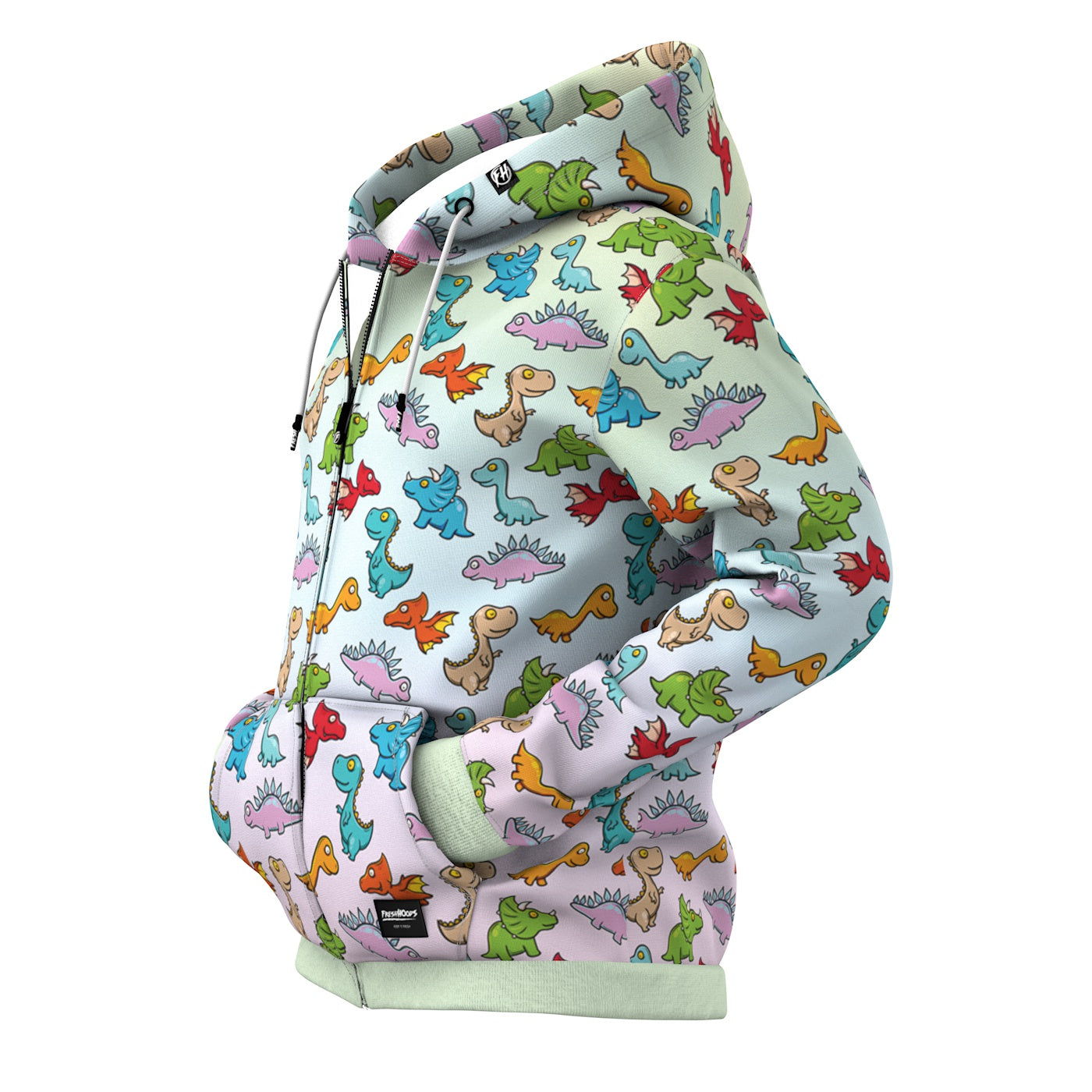 Toy Dino Zip Up Hoodie