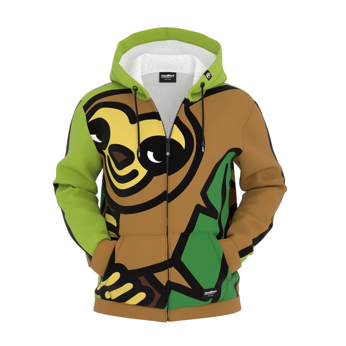 Bradipo Zip Up Hoodie