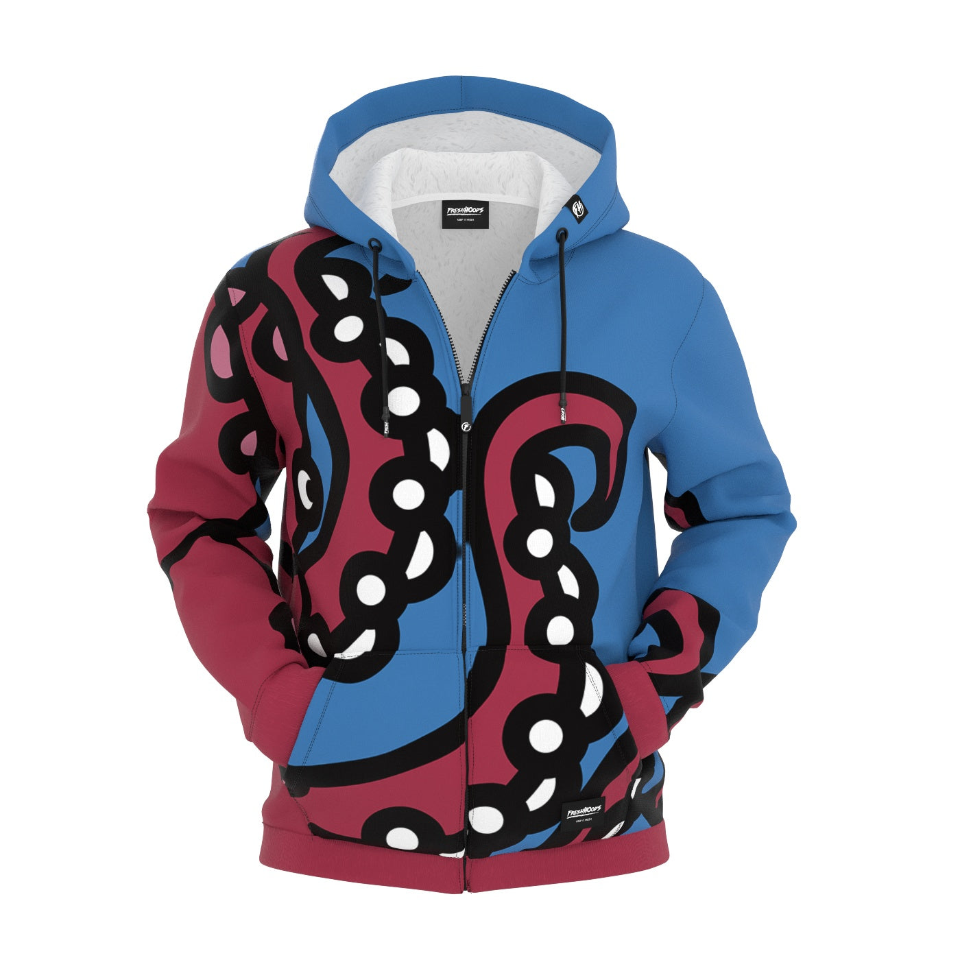 Polpo Zip Up Hoodie