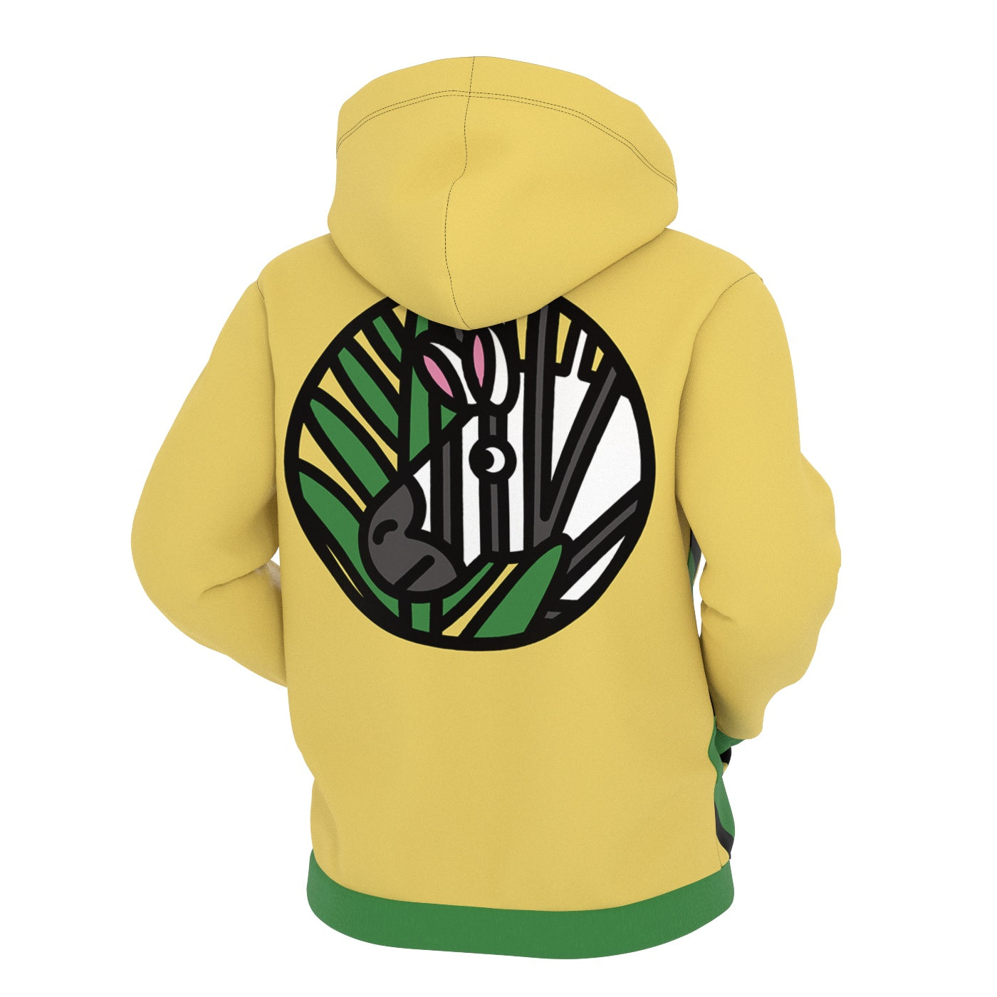 Zebra Zip Up Hoodie