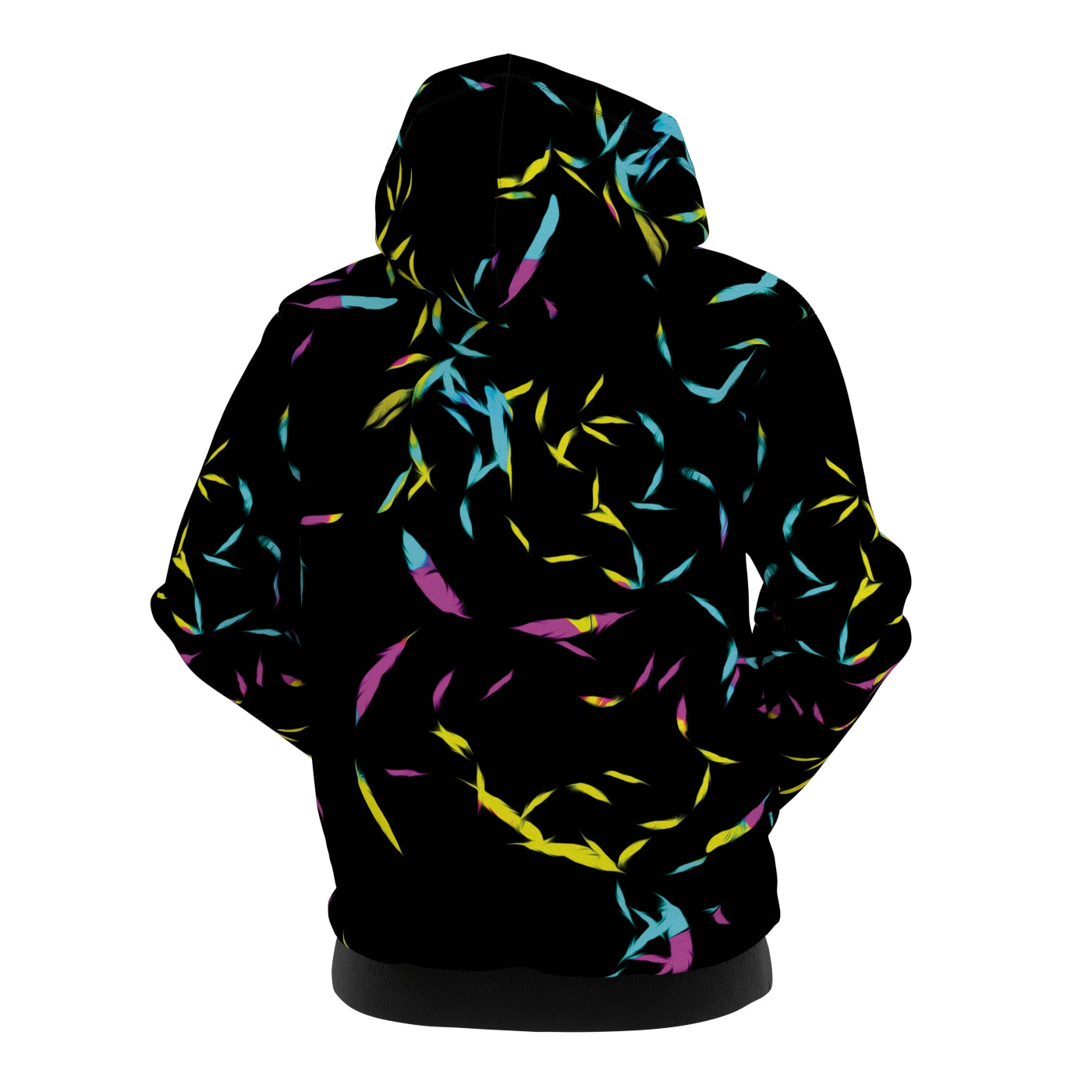 Faded Neon Skull Hoodie