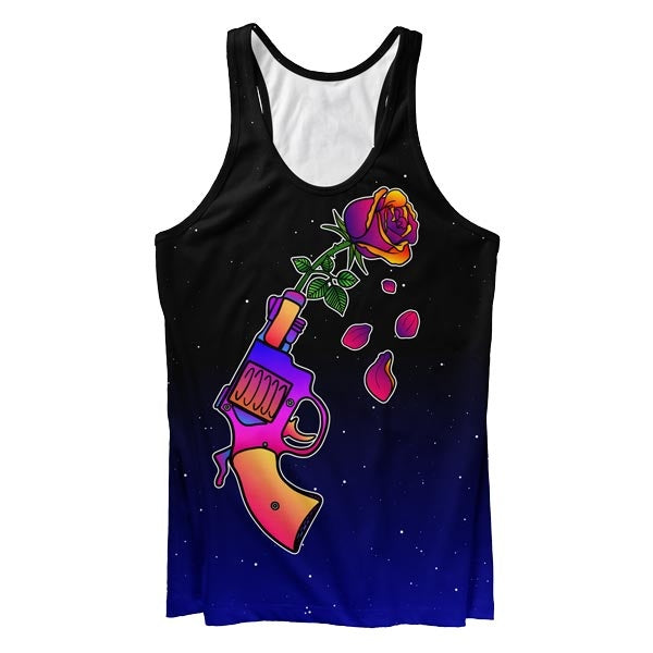 Gun n' Rose Tank Top