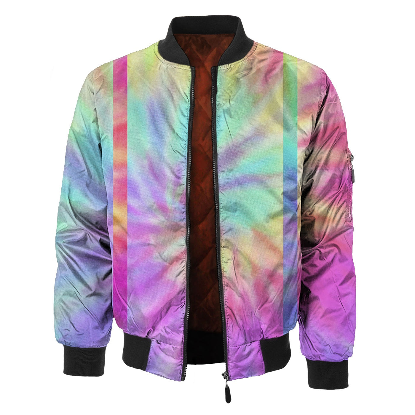 Pastel Dye Bomber Jacket