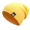 FH Yellow Cuffless Beanie