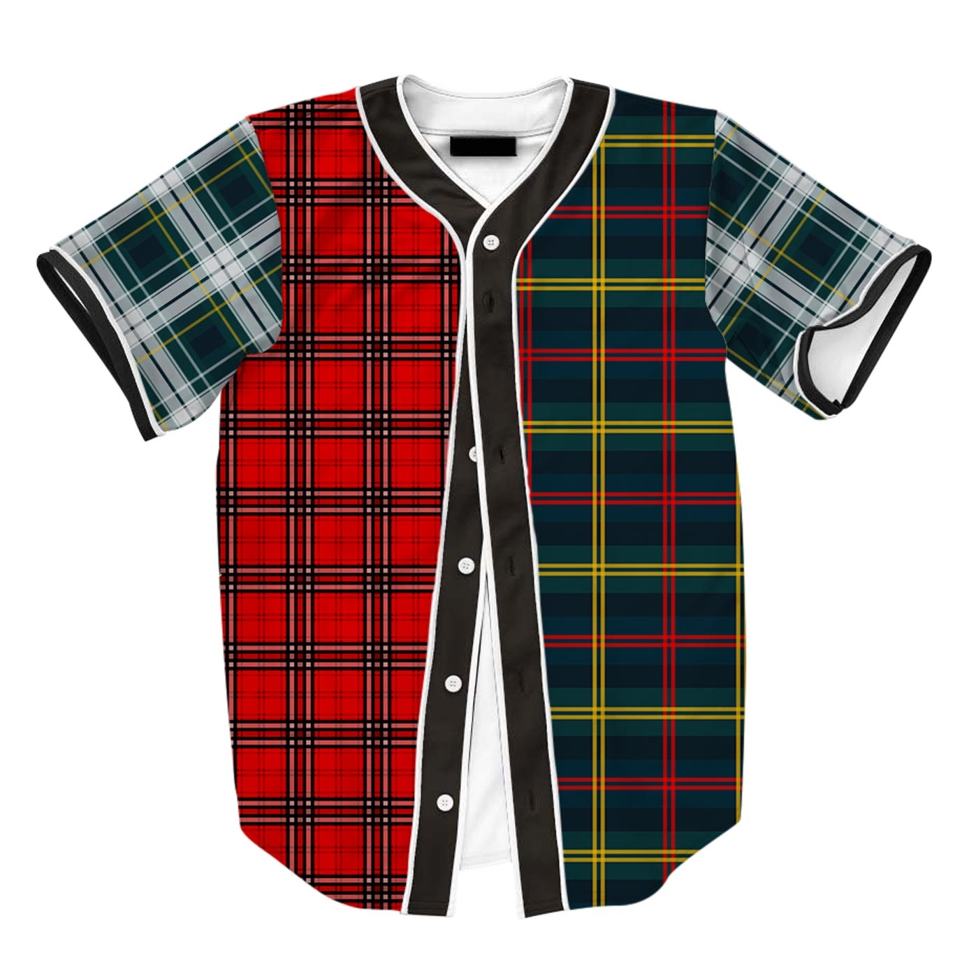 Plaid Combined Jersey