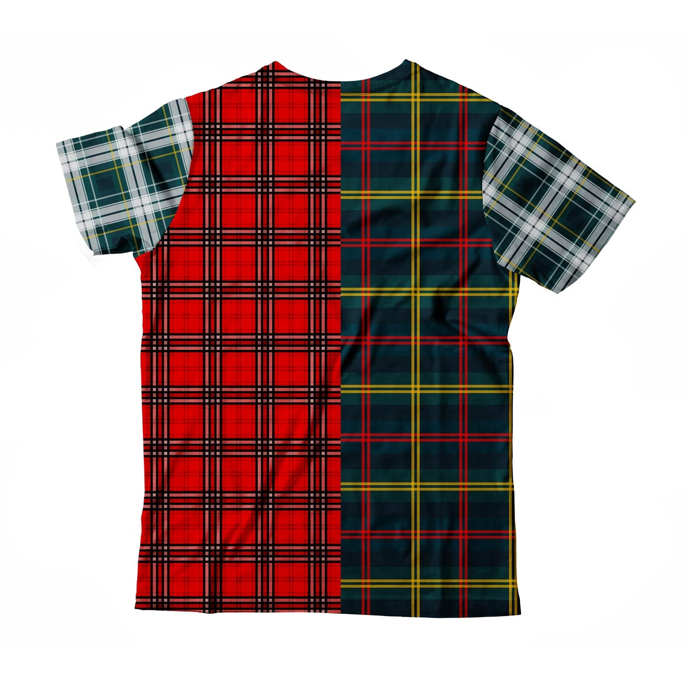 Plaid Combined T-Shirt