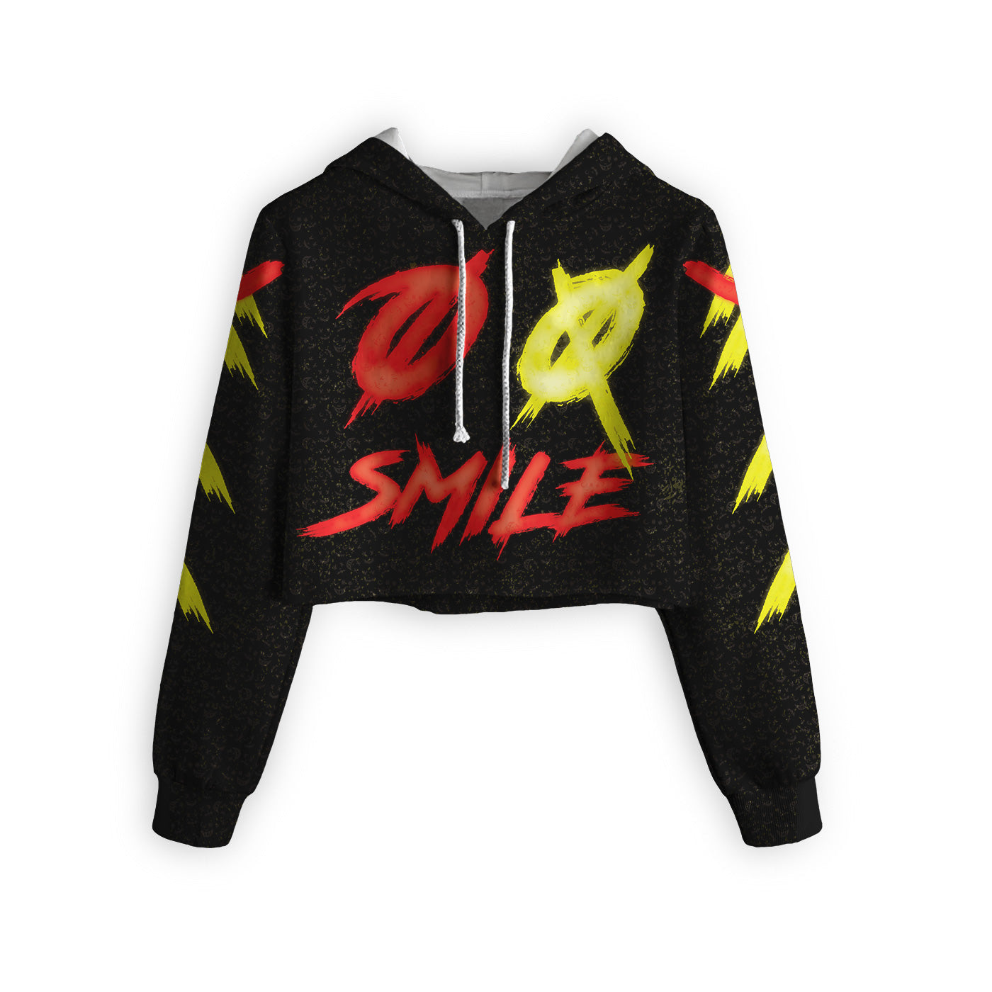SMILE XO Cropped Hoodie