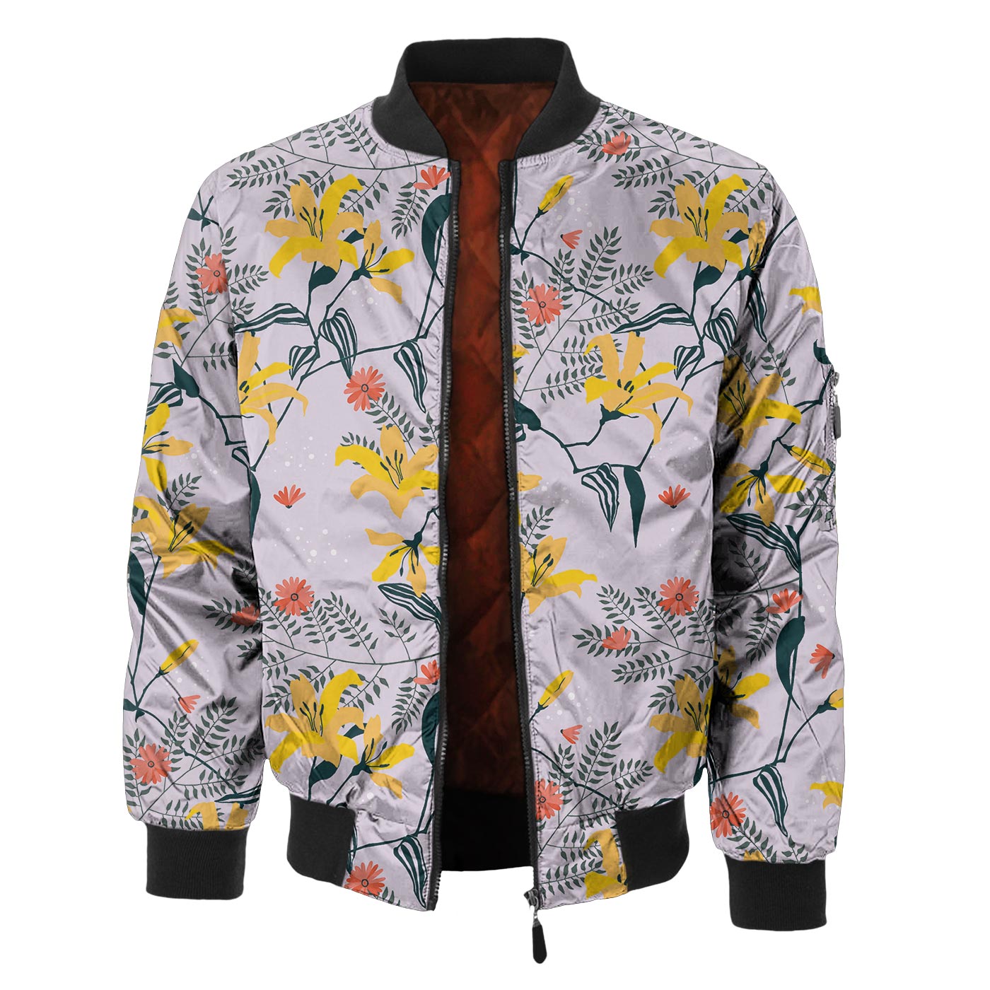Cultural Lily Bomber Jacket