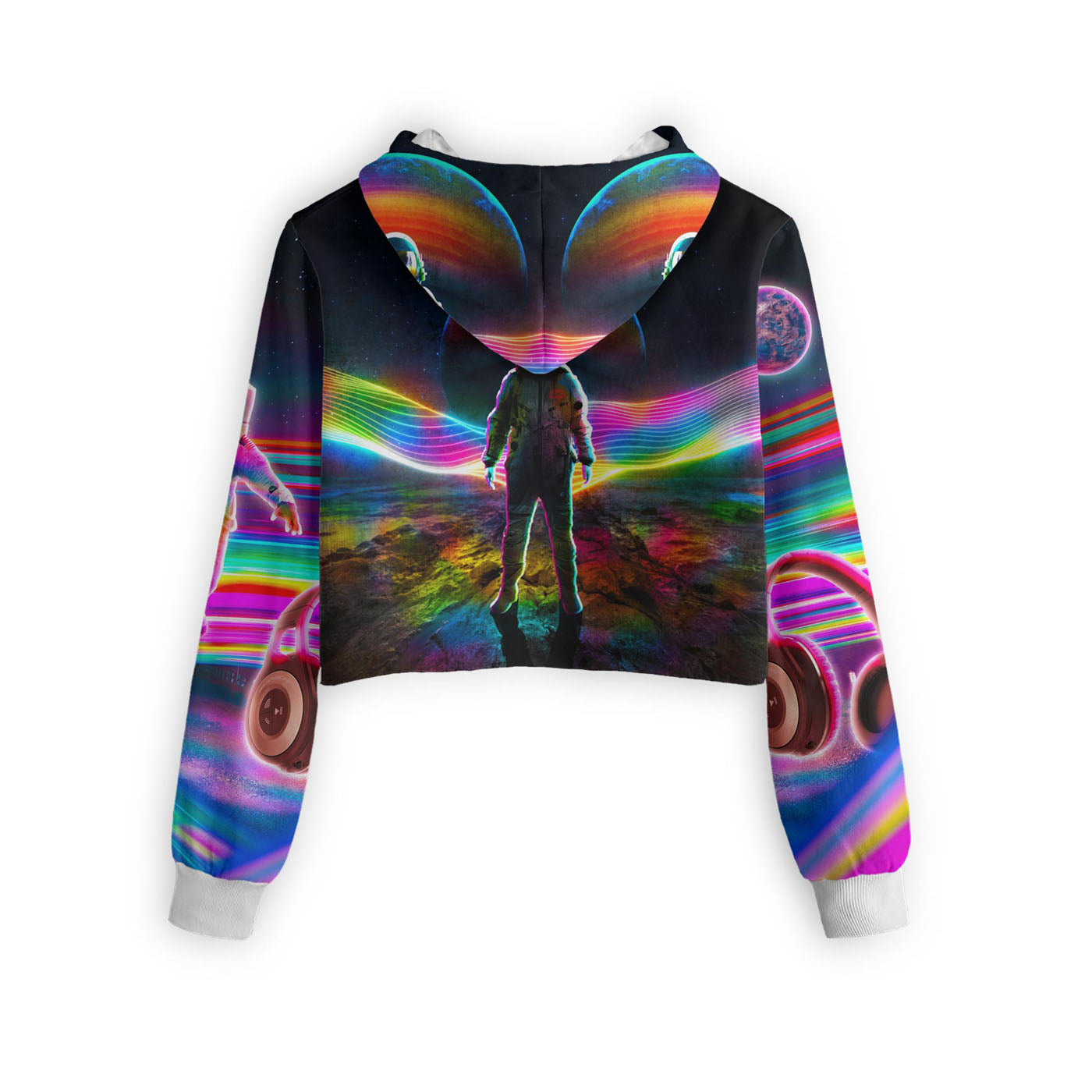 Unicorn Cropped Hoodie