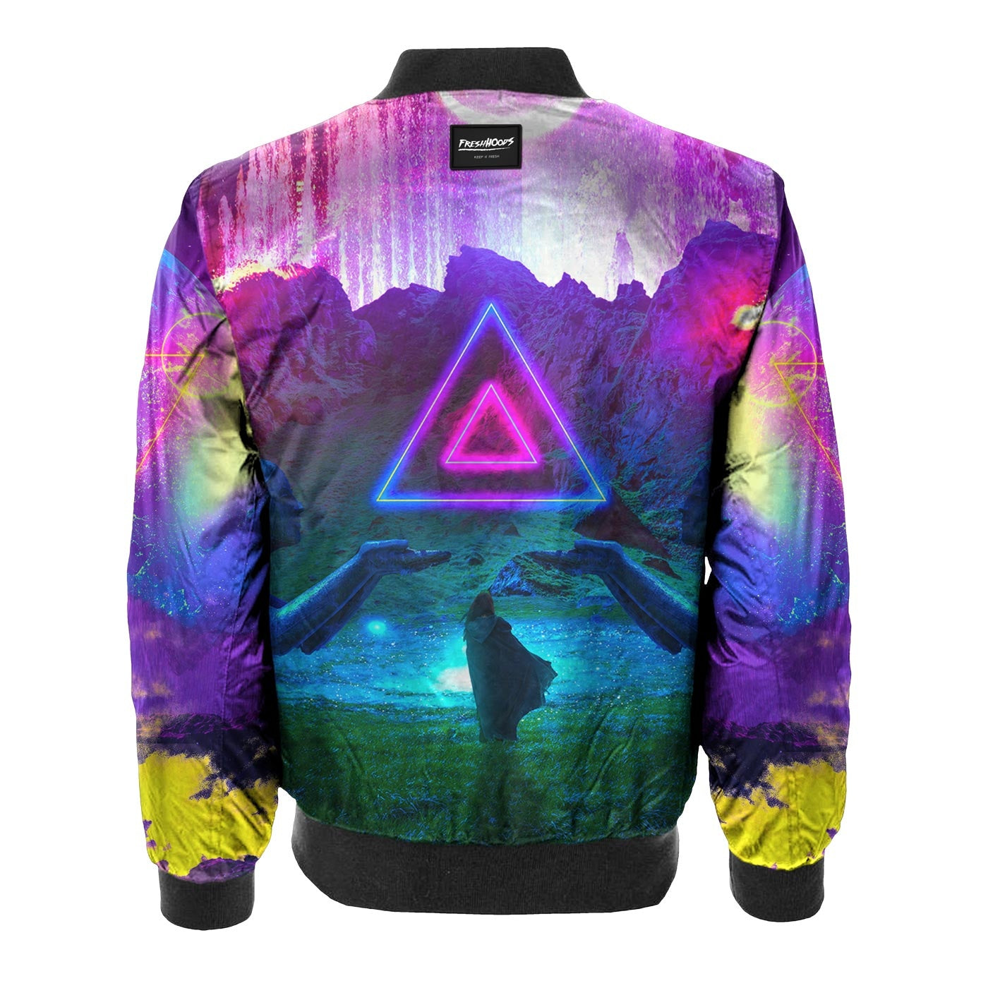 Neon Night Bomber Jacket