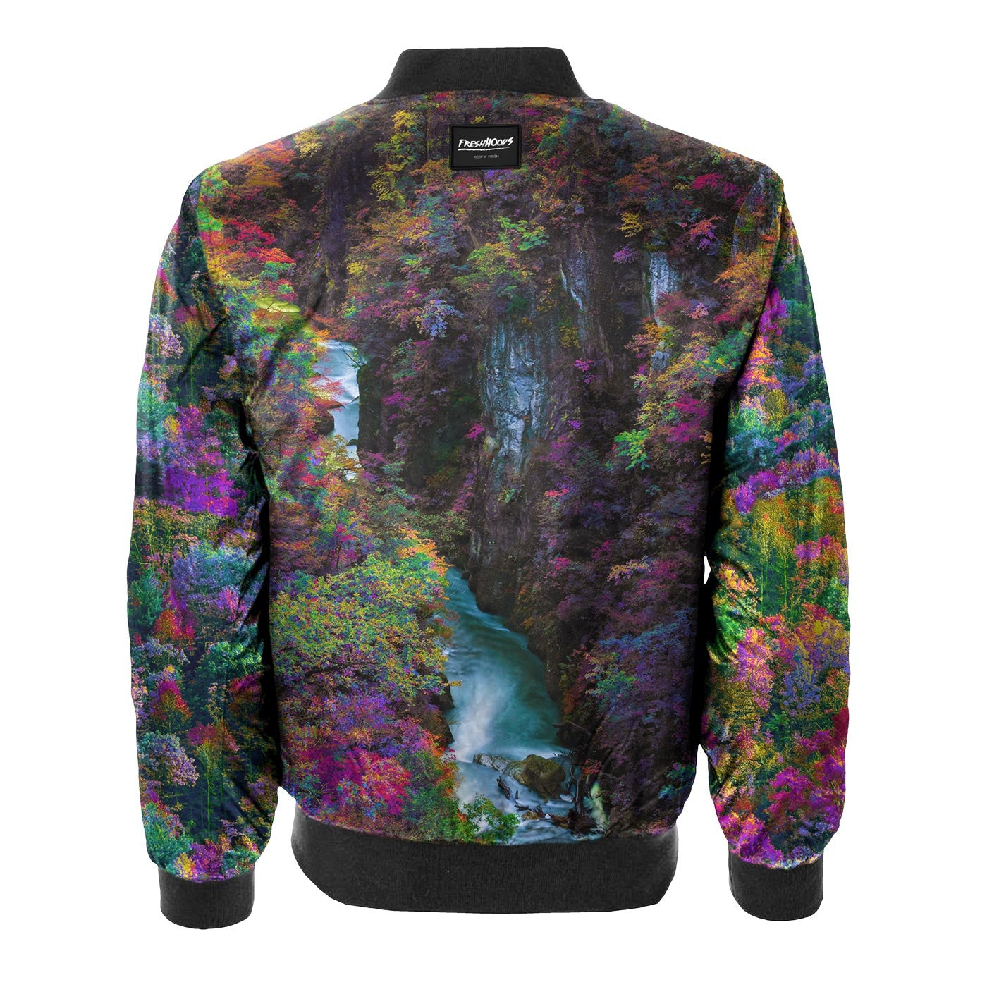Psychedelic Forest Bomber Jacket