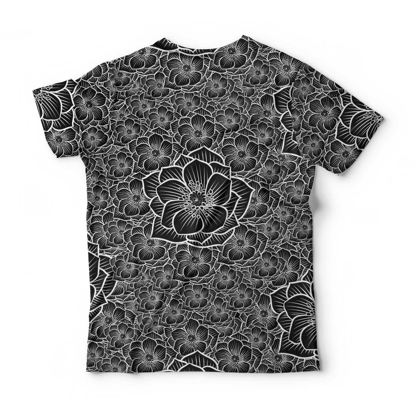 Achromic Flower T-Shirt